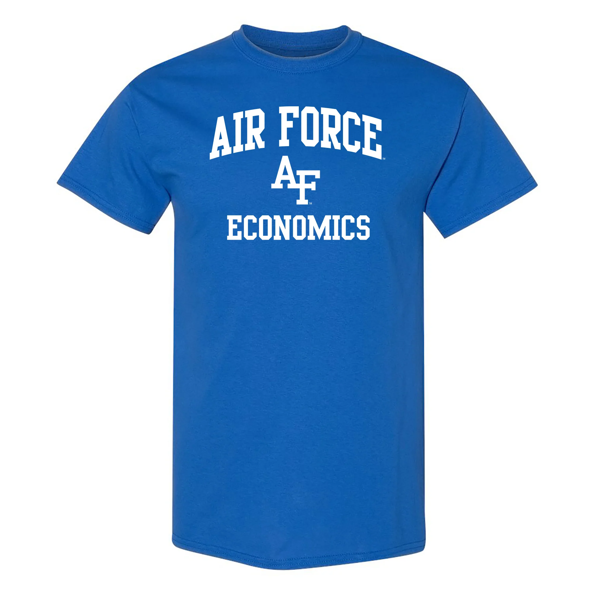Air Force Academy Arch Logo Economics T-Shirt - Royal