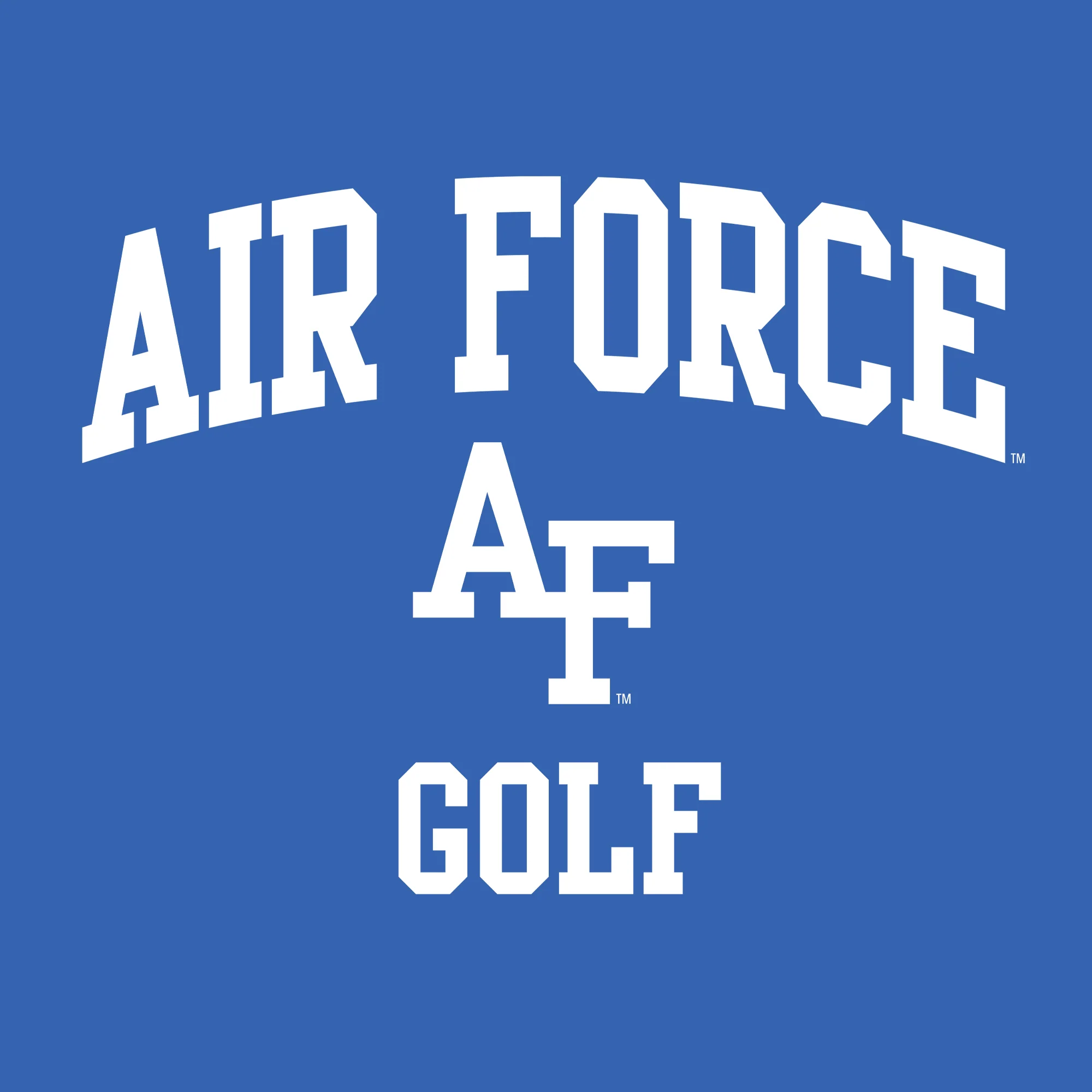 Air Force Academy Arch Logo Golf T-Shirt - Royal - Image 2