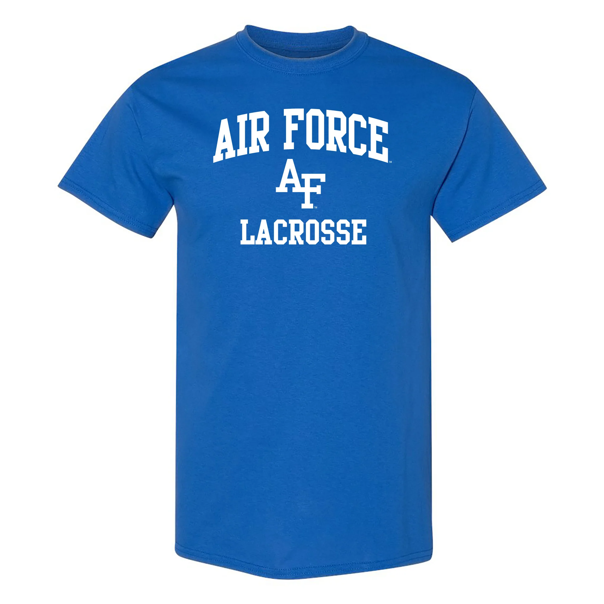 Air Force Academy Arch Logo Lacrosse T-Shirt - Royal