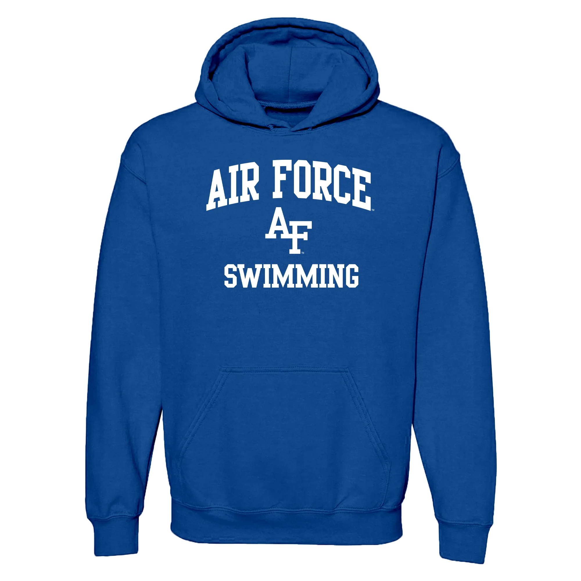 Air Force Academy Arch Logo Swimming Hoodie - Royal