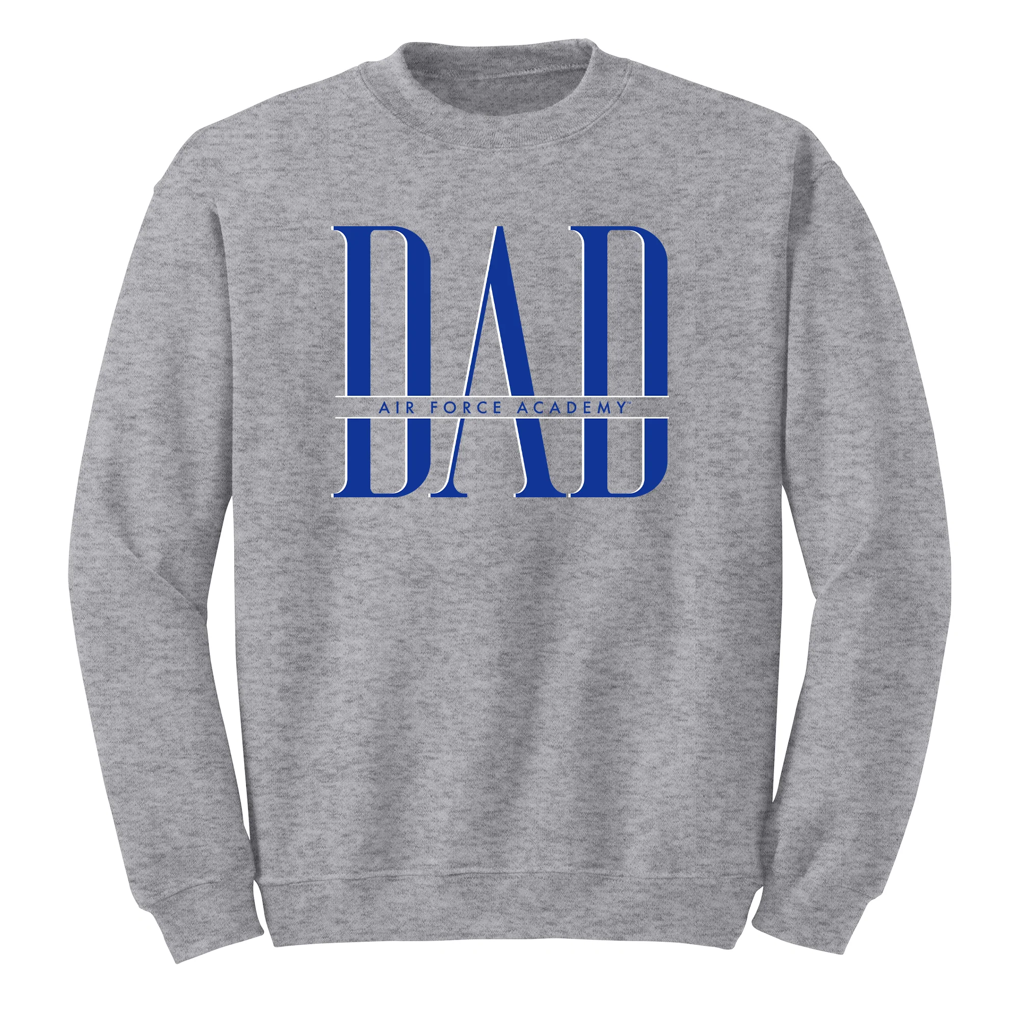 Air Force Academy Falcons Classic Dad Crewneck Sweatshirt - Sport Grey