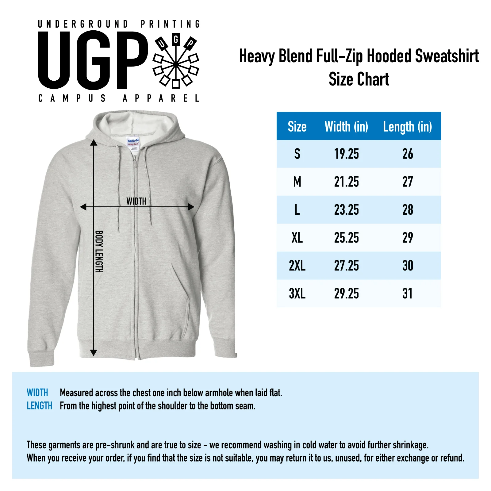 App State Primary Logo LC Zip Hoodie - Black - Image 5