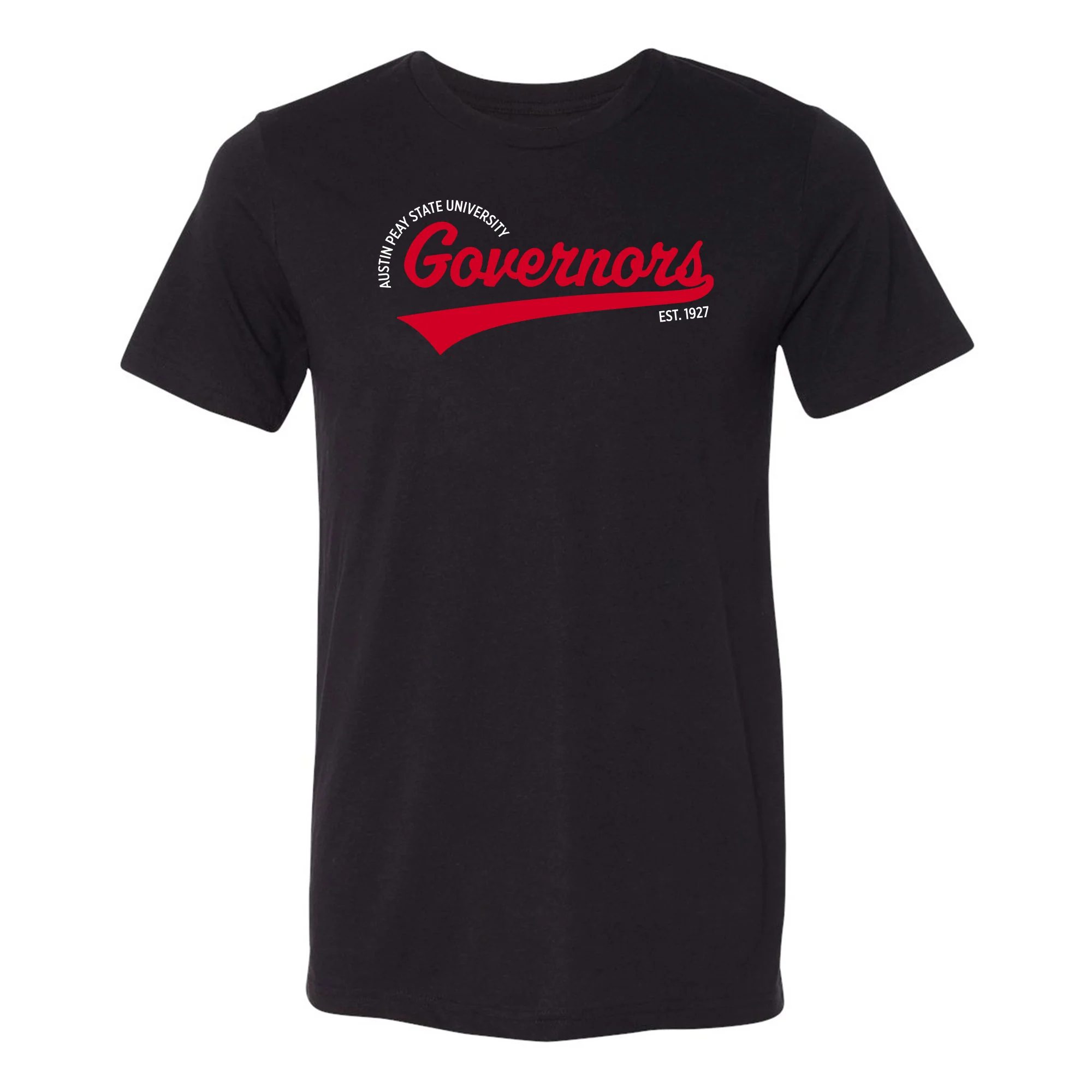 Austin Peay Governors Sunshine Script T-Shirt - Solid Black Triblend