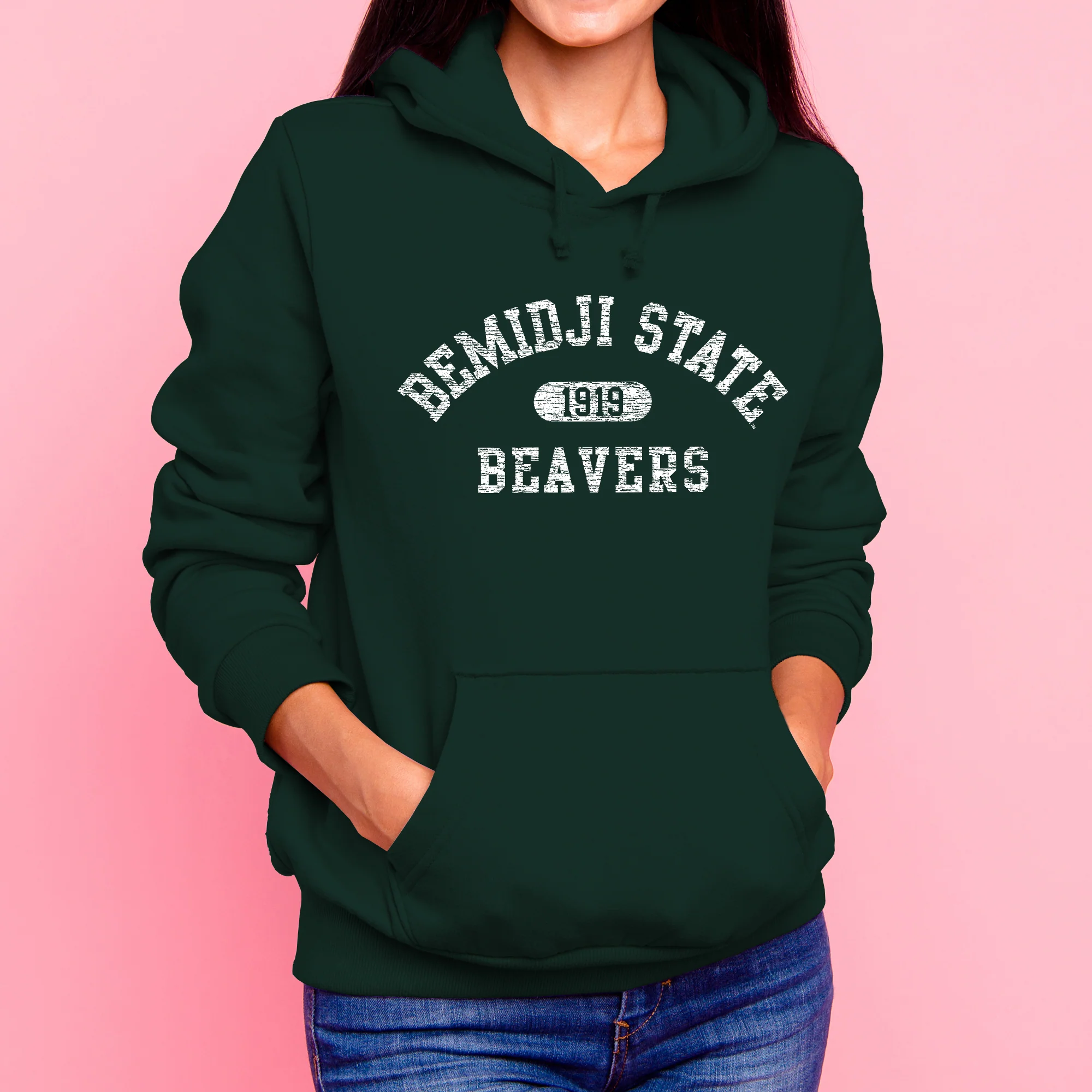 Bemidji State Beavers Athletic Arch Hoodie - Forest - Image 4