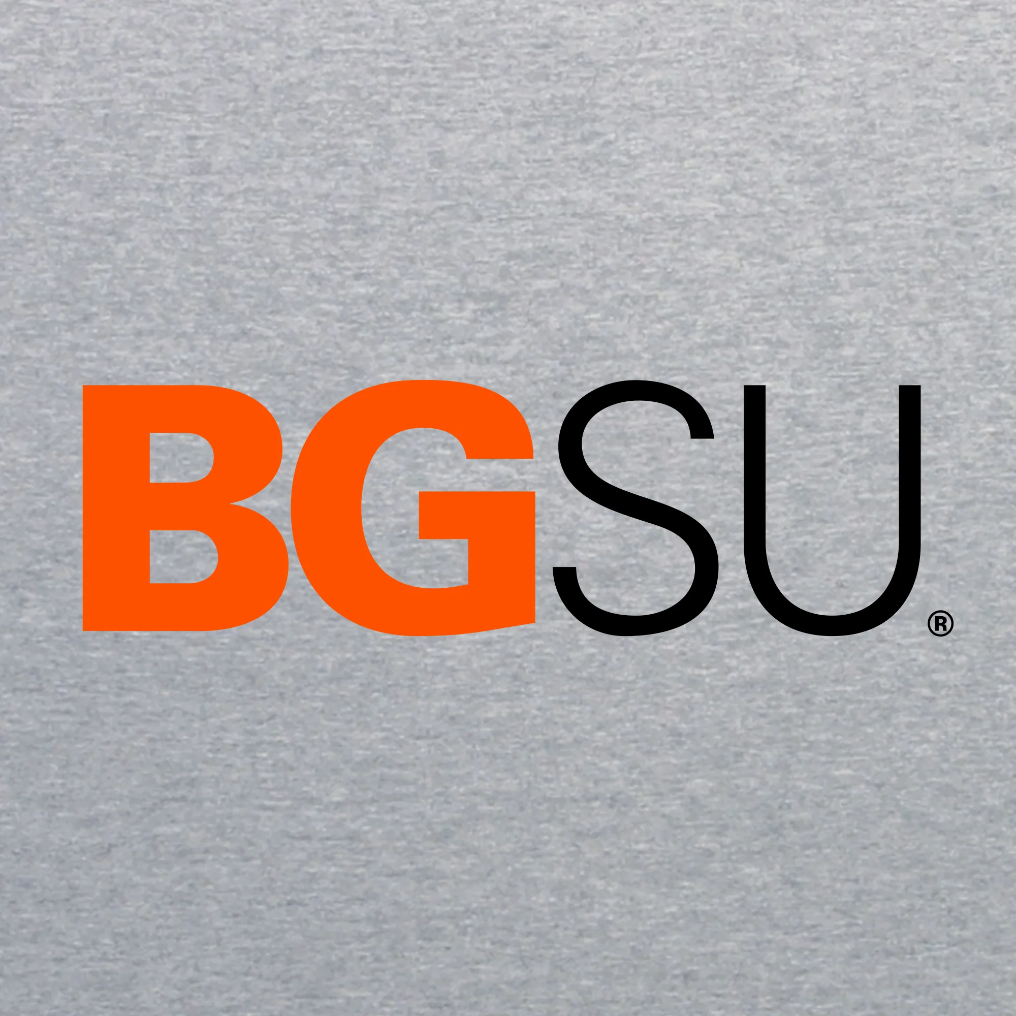 Bowling Green State University Falcons Institutional Logo Cotton Short Sleeve T Shirt - Sport Grey - Image 2