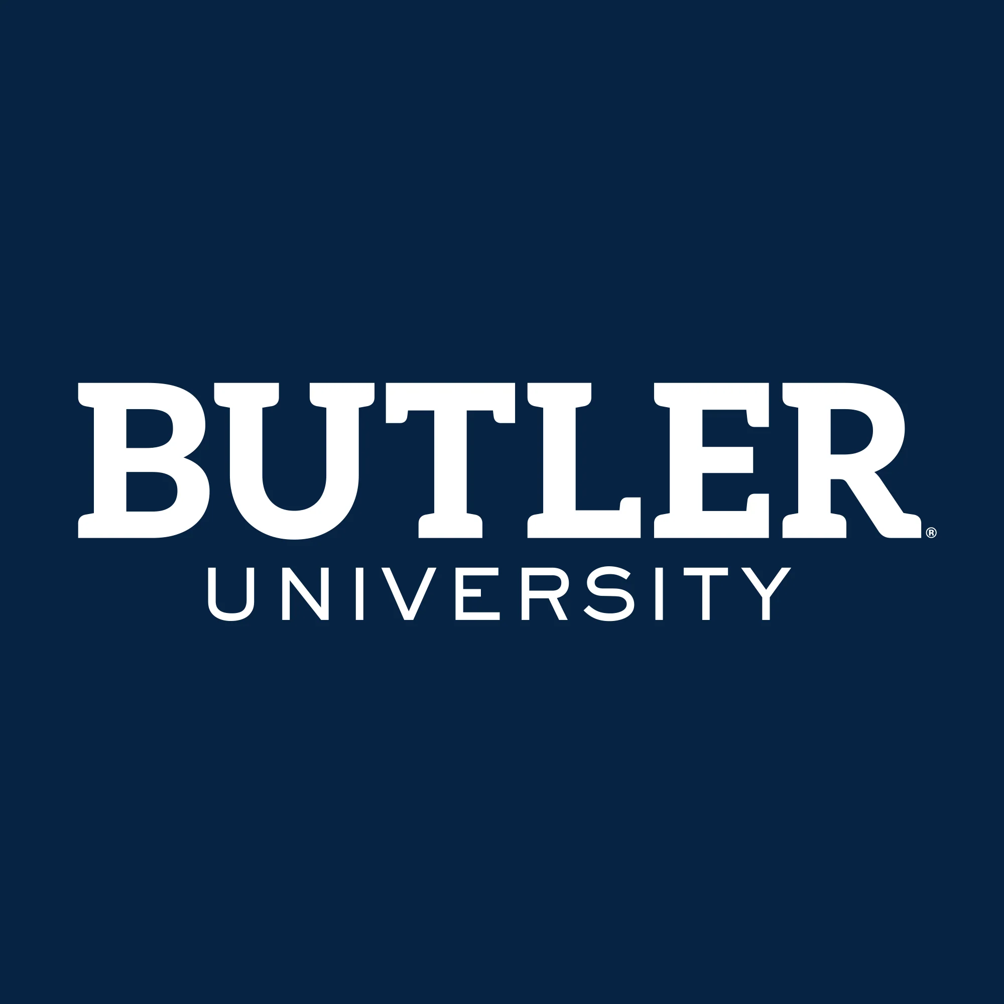 Butler University Bulldogs Institutional Logo Long Sleeve T-Shirt - Navy - Image 2