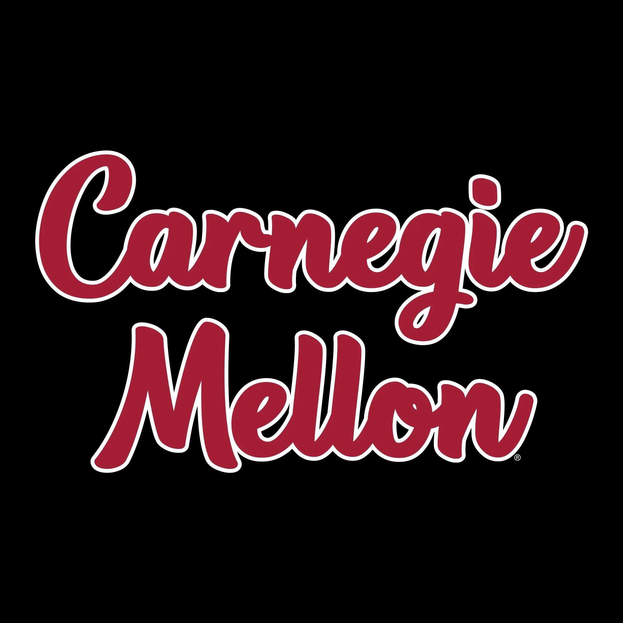 Carnegie Mellon Tartans Basic Script Heavy Blend Hoodie - Black - Image 2