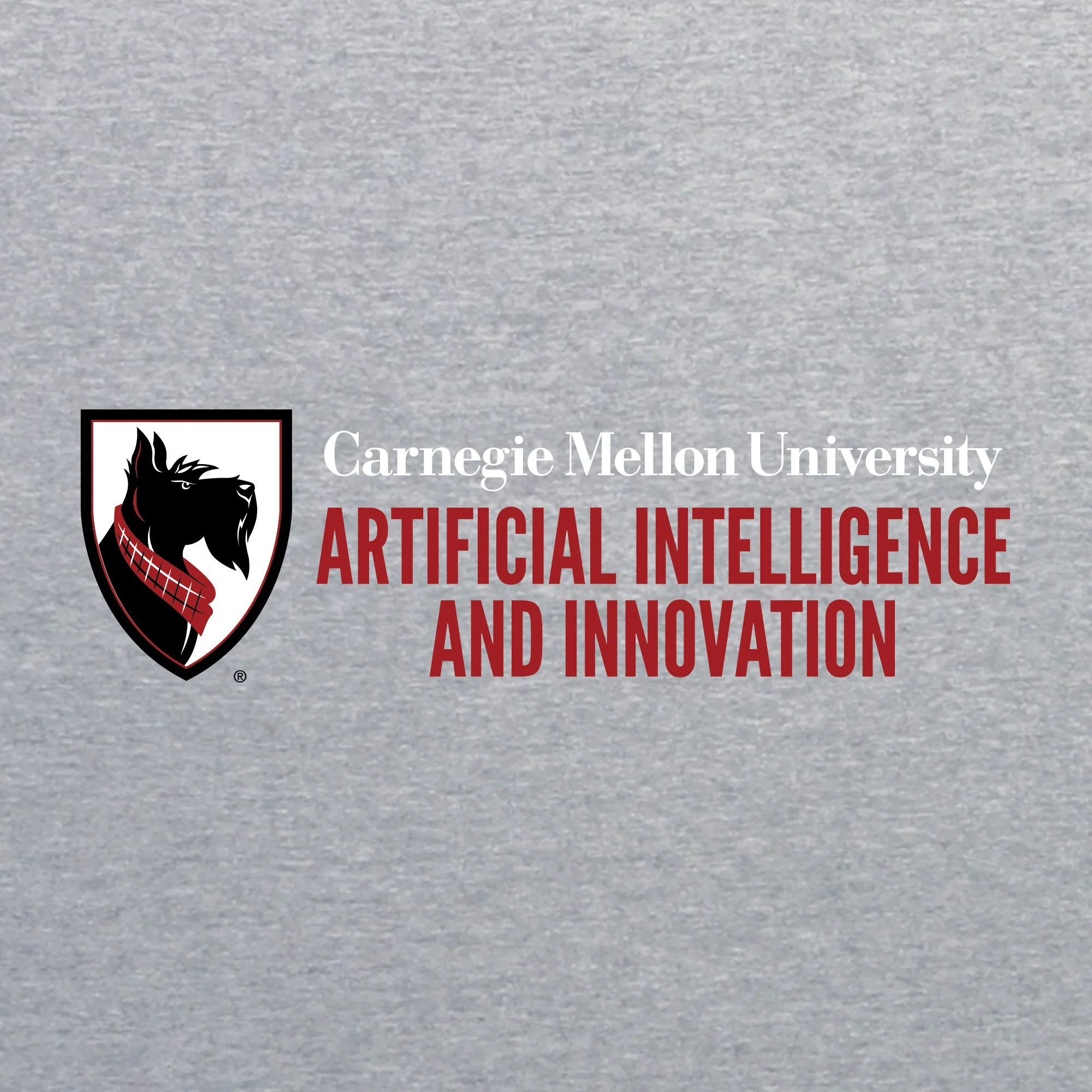 Carnegie Mellon University Tartans AI & Innovation Crewneck Sweatshirt - Sport Grey - Image 2