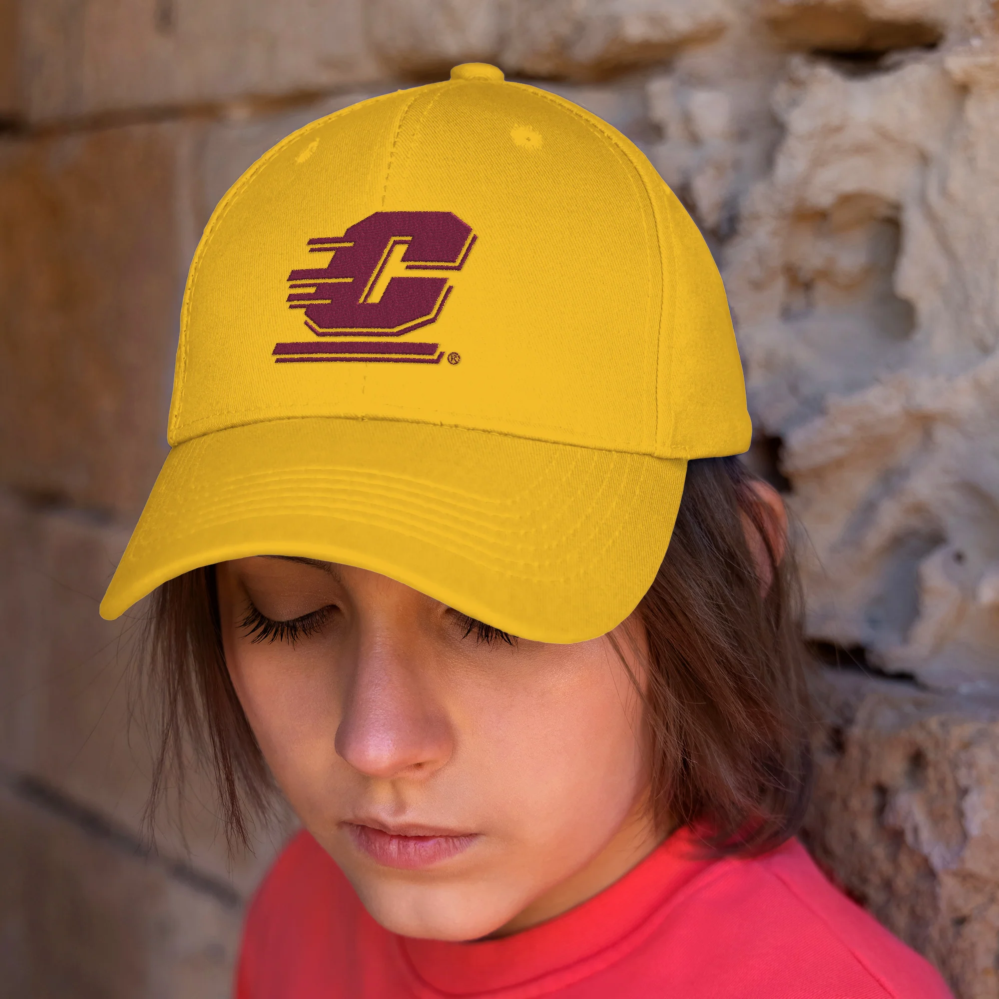 Central Michigan Primary Logo Dad Hat - Image 7