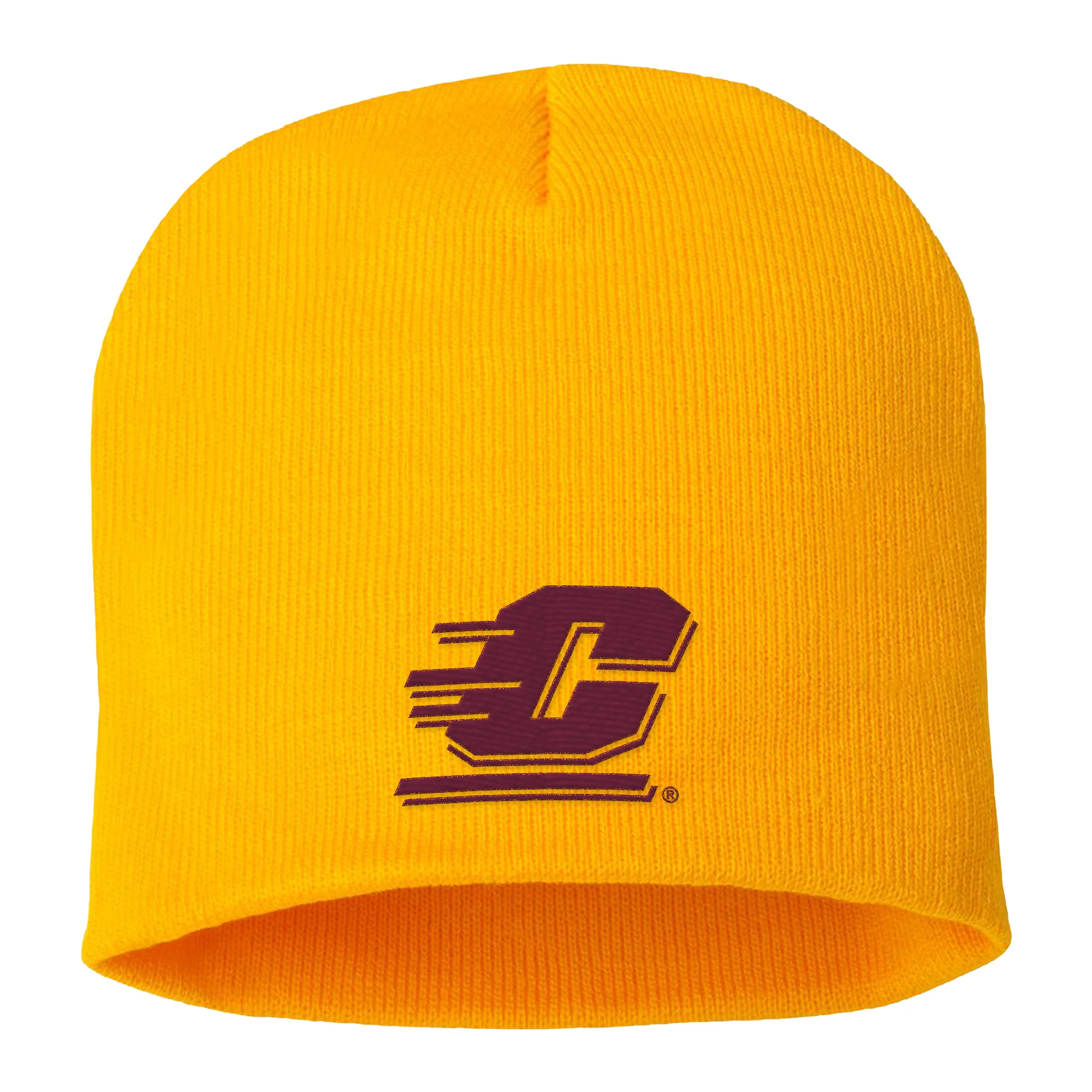 Central Michigan Primary Logo Solid Knit Beanie - Image 2