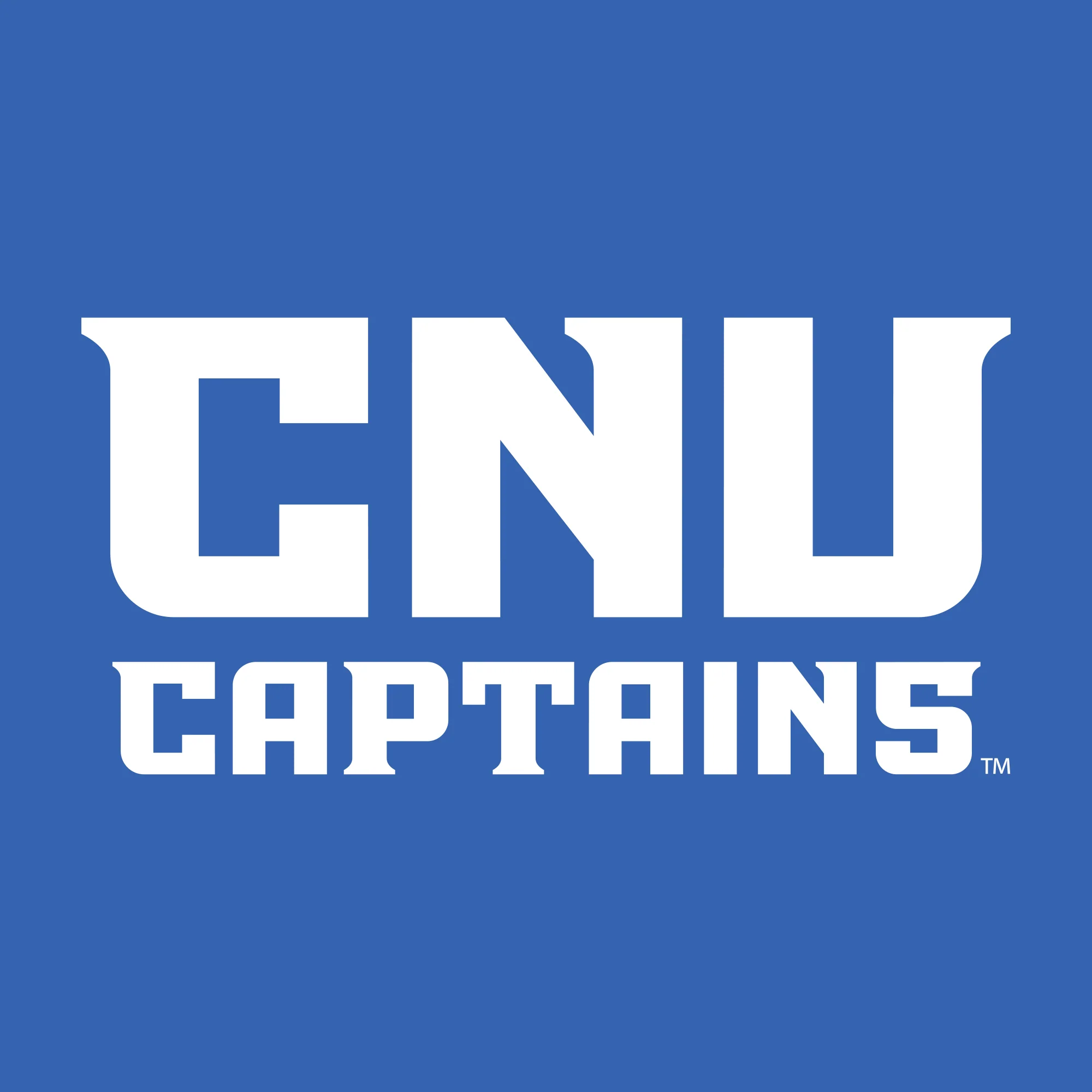 Christopher Newport University Captains Basic Block Youth Short Sleeve T-Shirt - Royal - Image 2