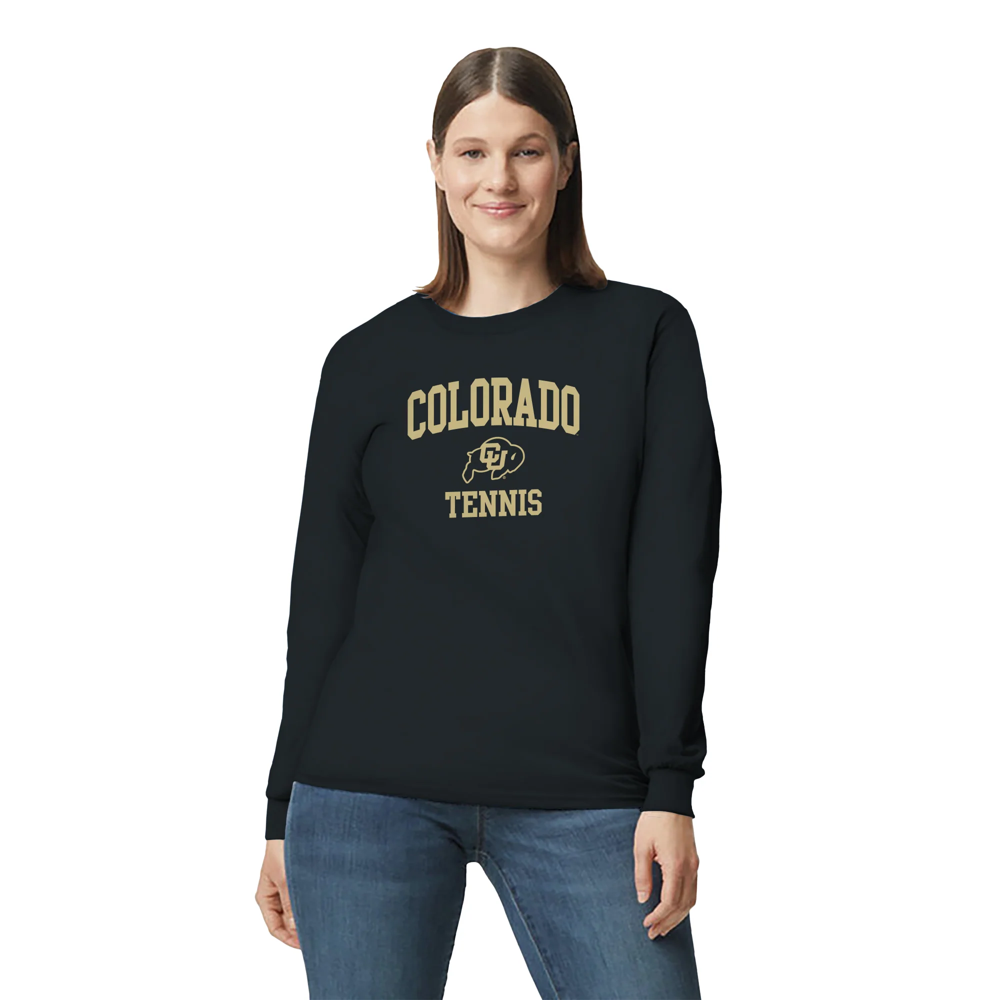 Colorado Arch Logo Tennis Long Sleeve - Black - Image 4