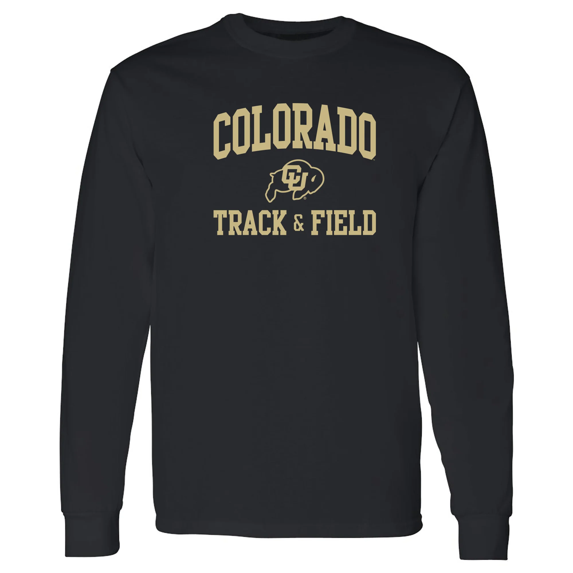 Colorado Arch Logo Track & Field Long Sleeve - Black