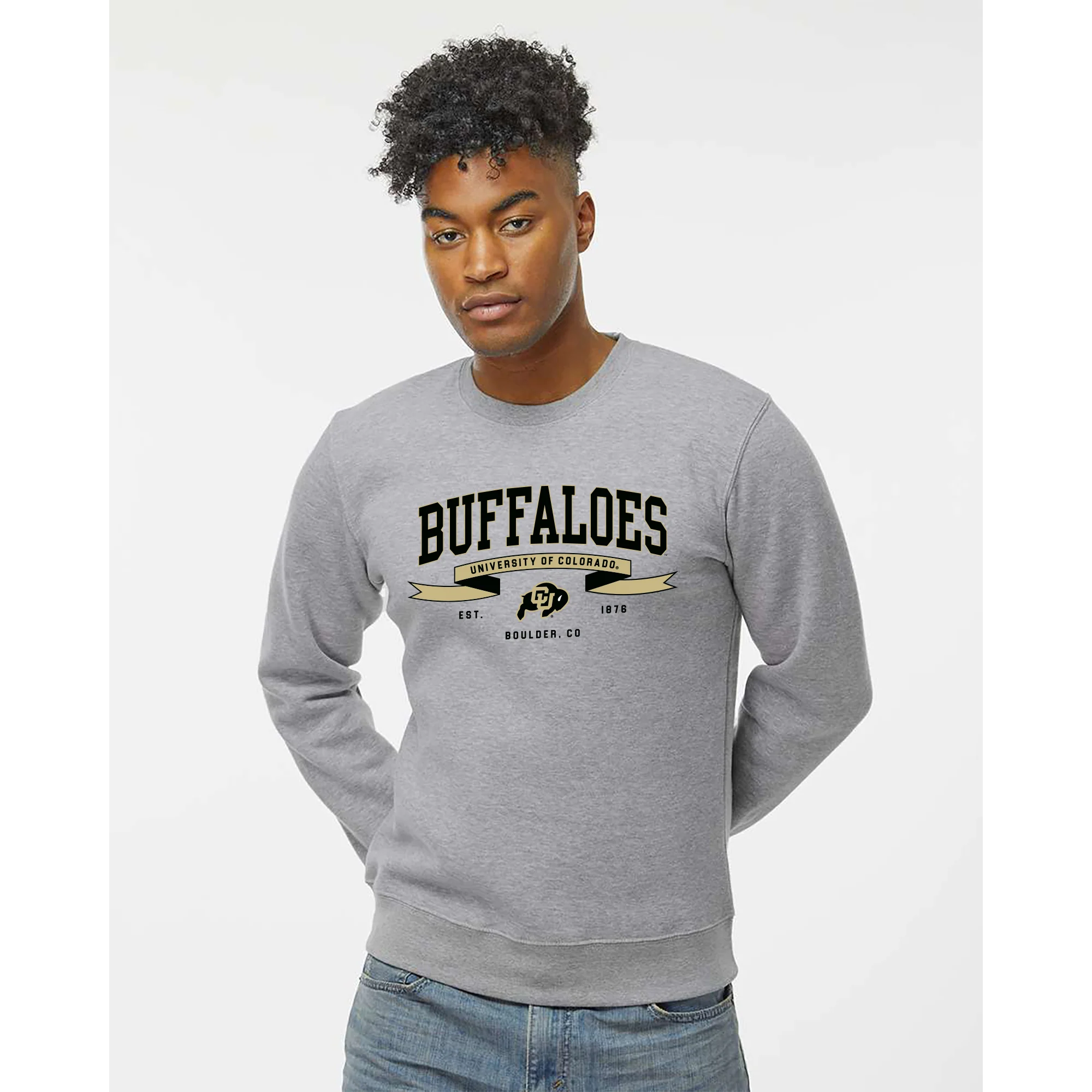 Colorado Ribbon Flight JA BTB Crewneck - Oxford - Image 3