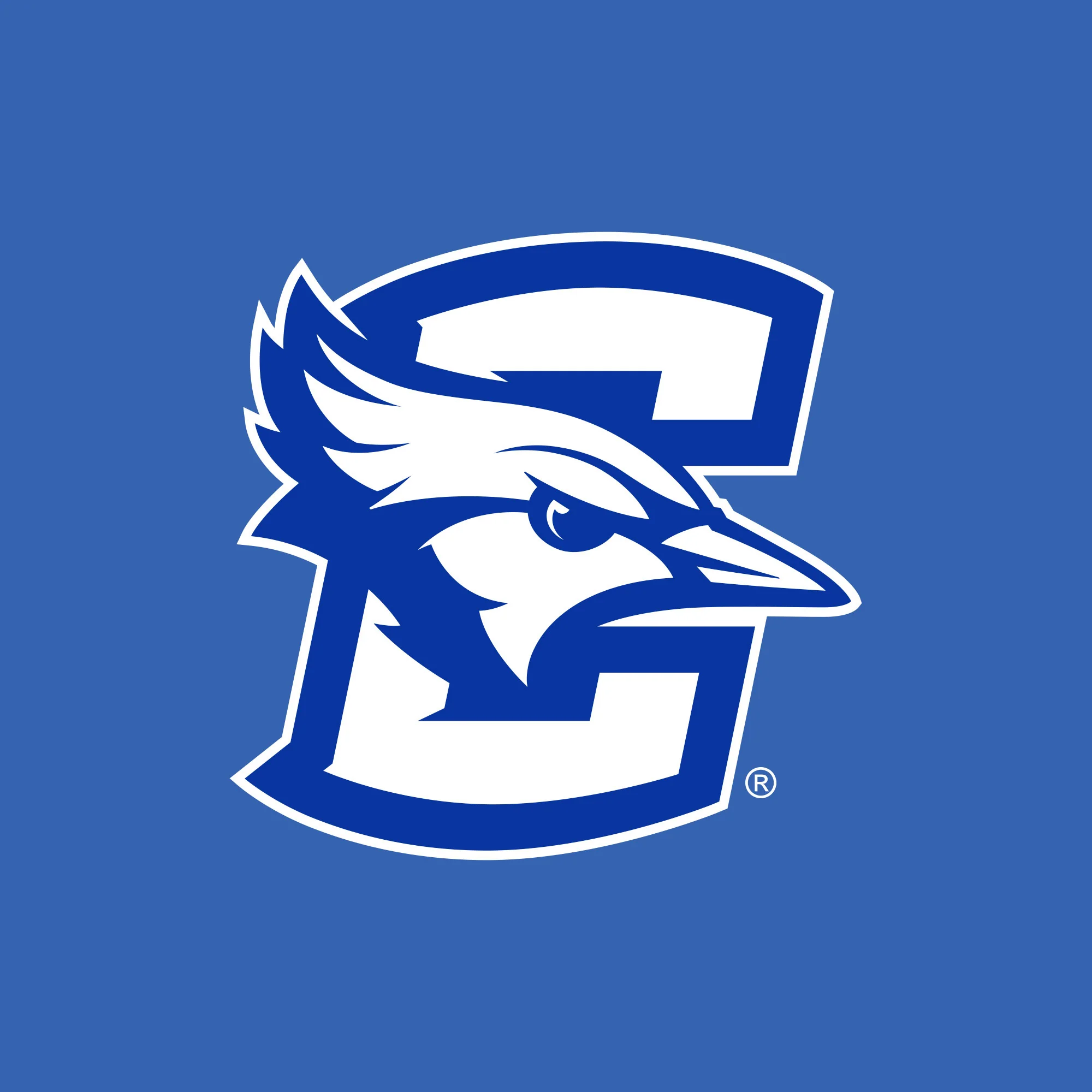 Creighton University Bluejays Primary Logo Full Zip Hoodie - Royal - Image 2