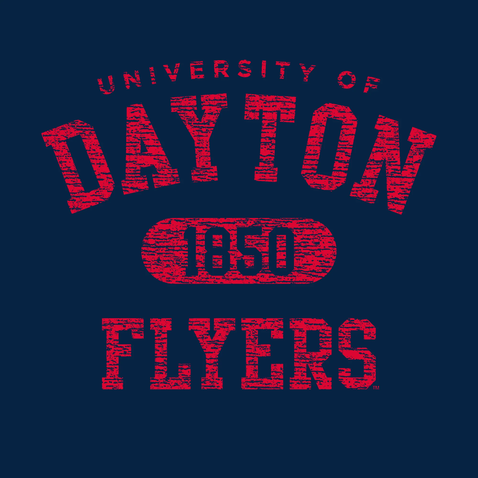 Dayton Athletic Arch Hoodie - Navy - Image 2
