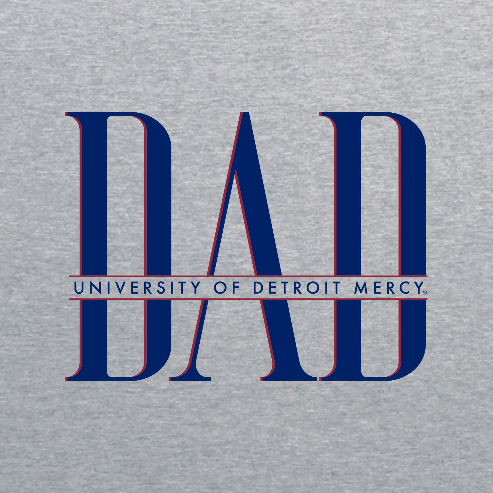 Detroit Mercy Classic Dad Crewneck - Sport Grey - Image 2