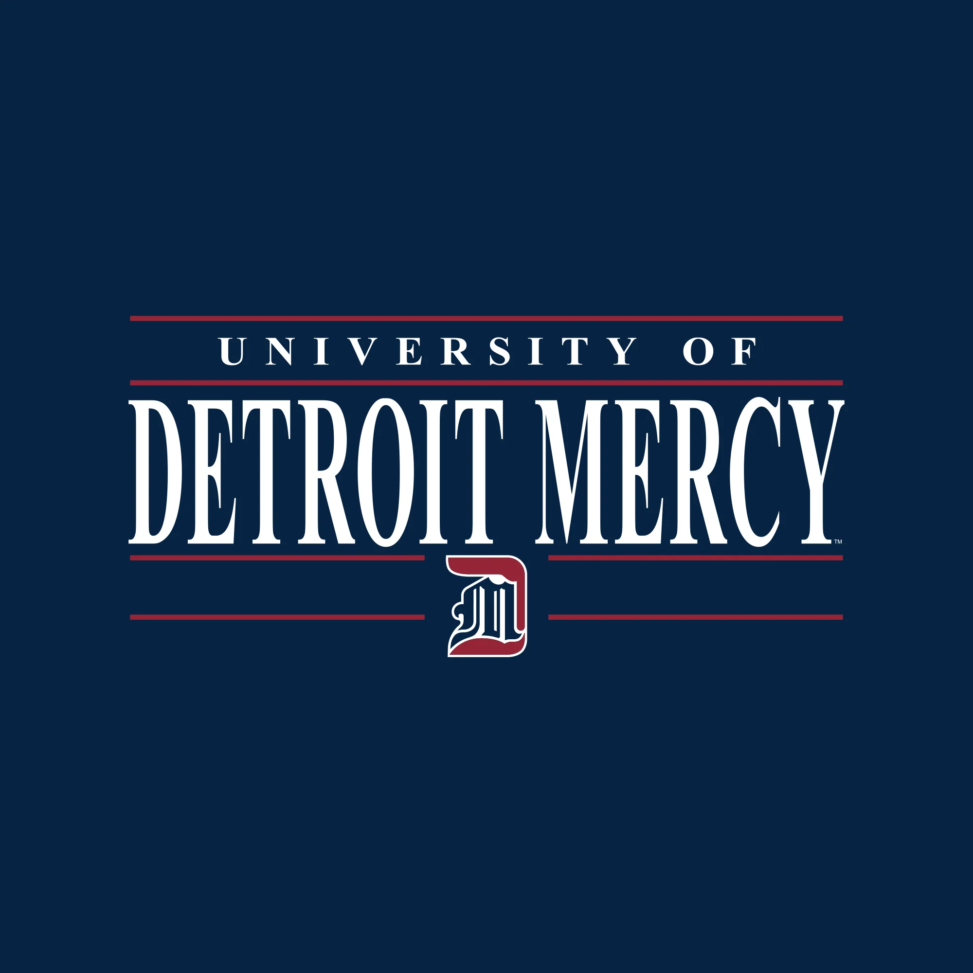 Detroit Mercy Headline Crewneck - Navy - Image 2