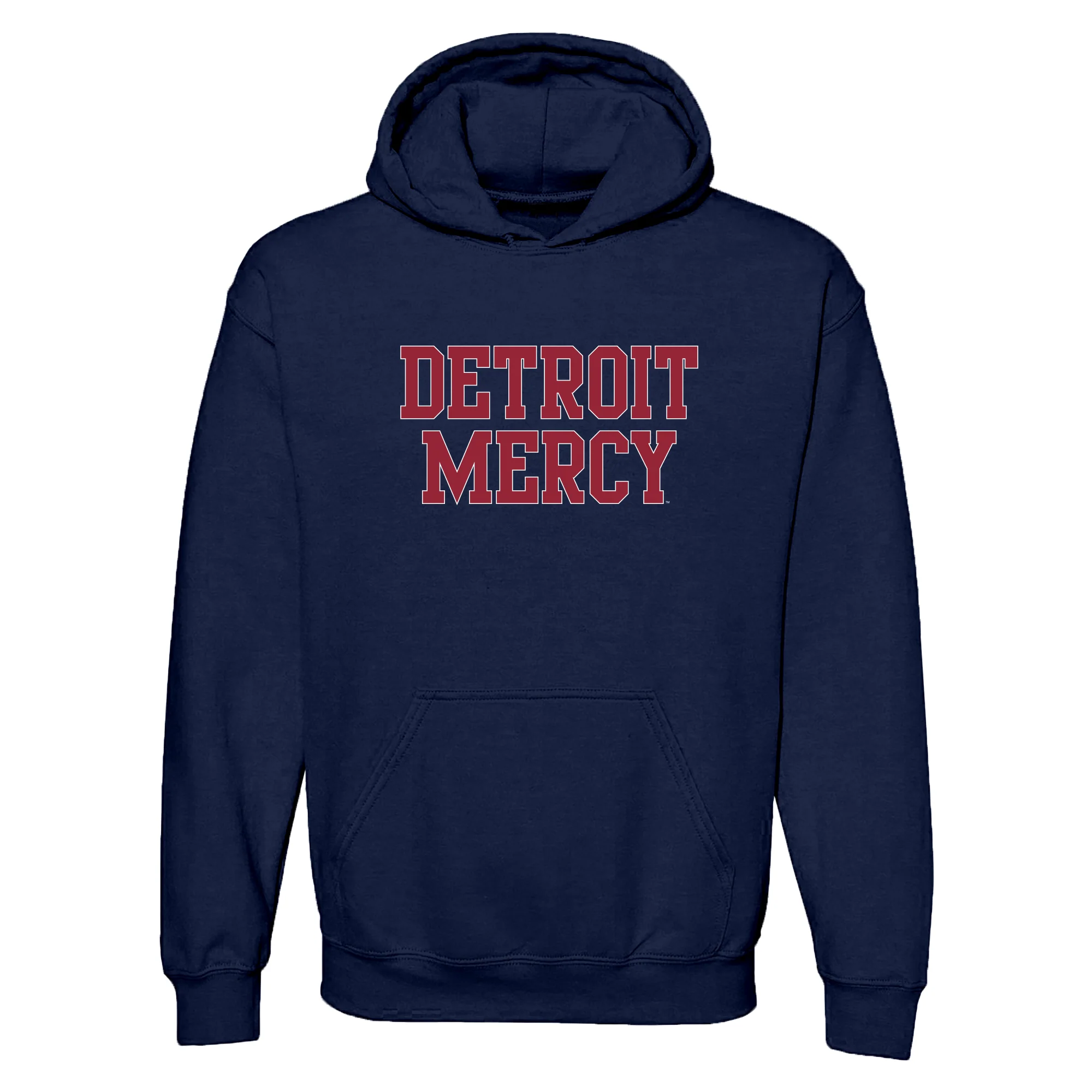 Detroit Mercy Titans Basic Block Hoodie - Navy