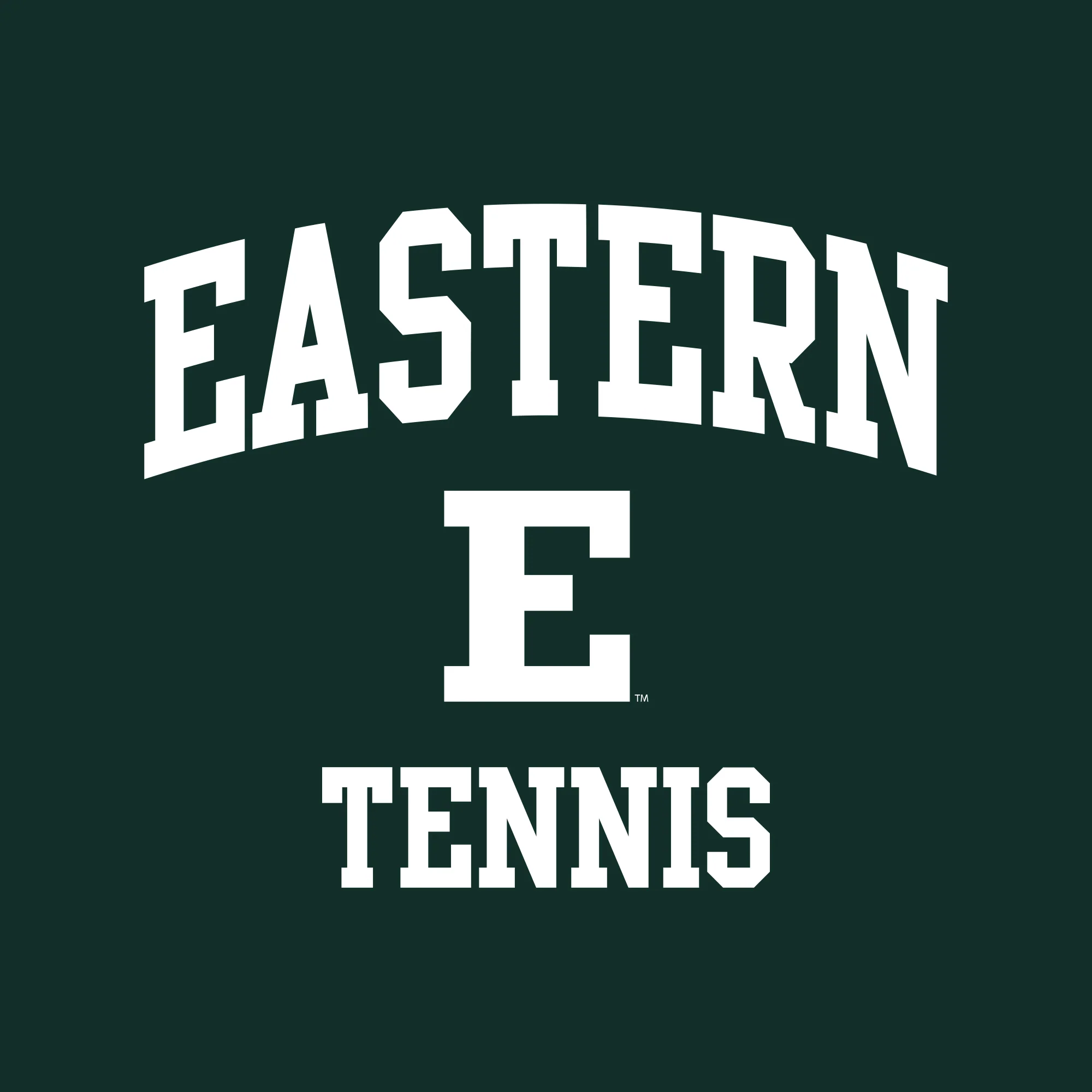 Eastern Michigan Arch Logo Tennis T-Shirt - Forest - Image 2