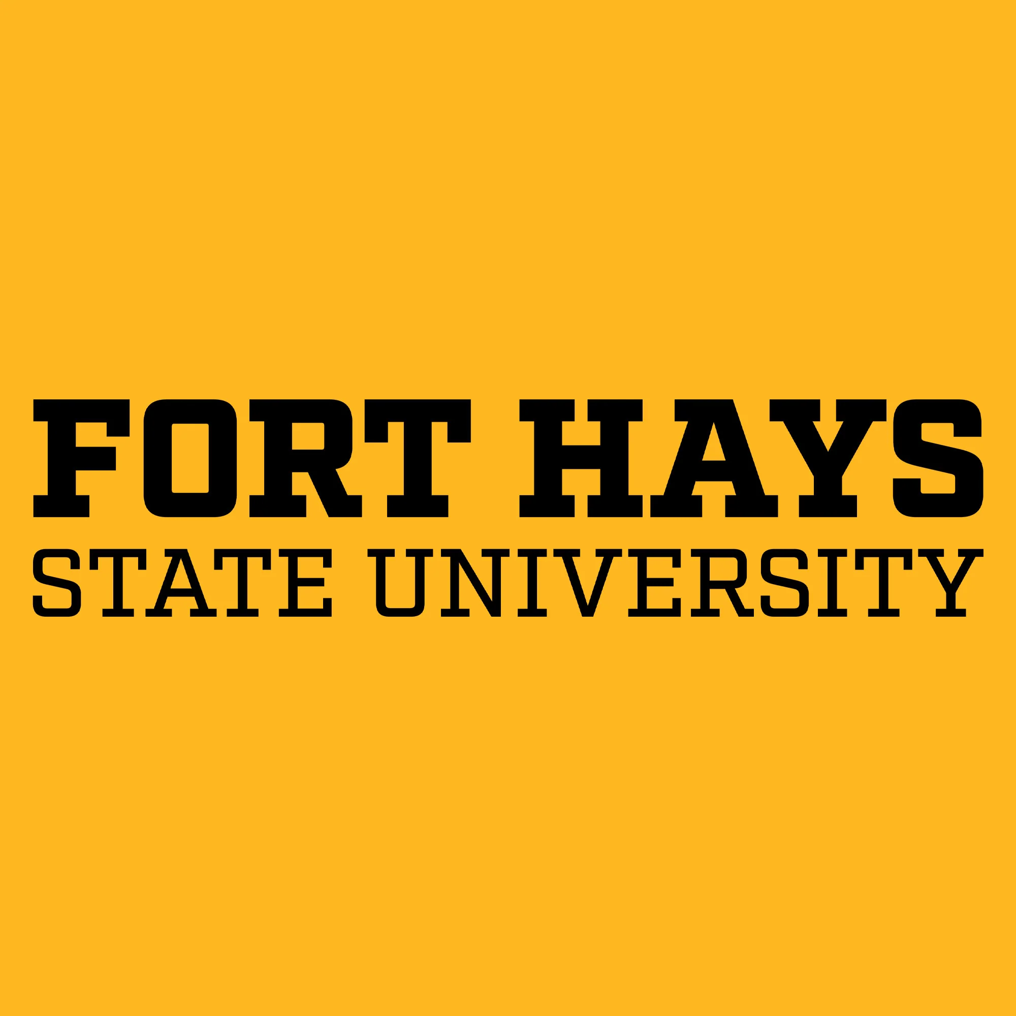 Fort Hays State Basic Block Long Sleeve - Gold - Image 2