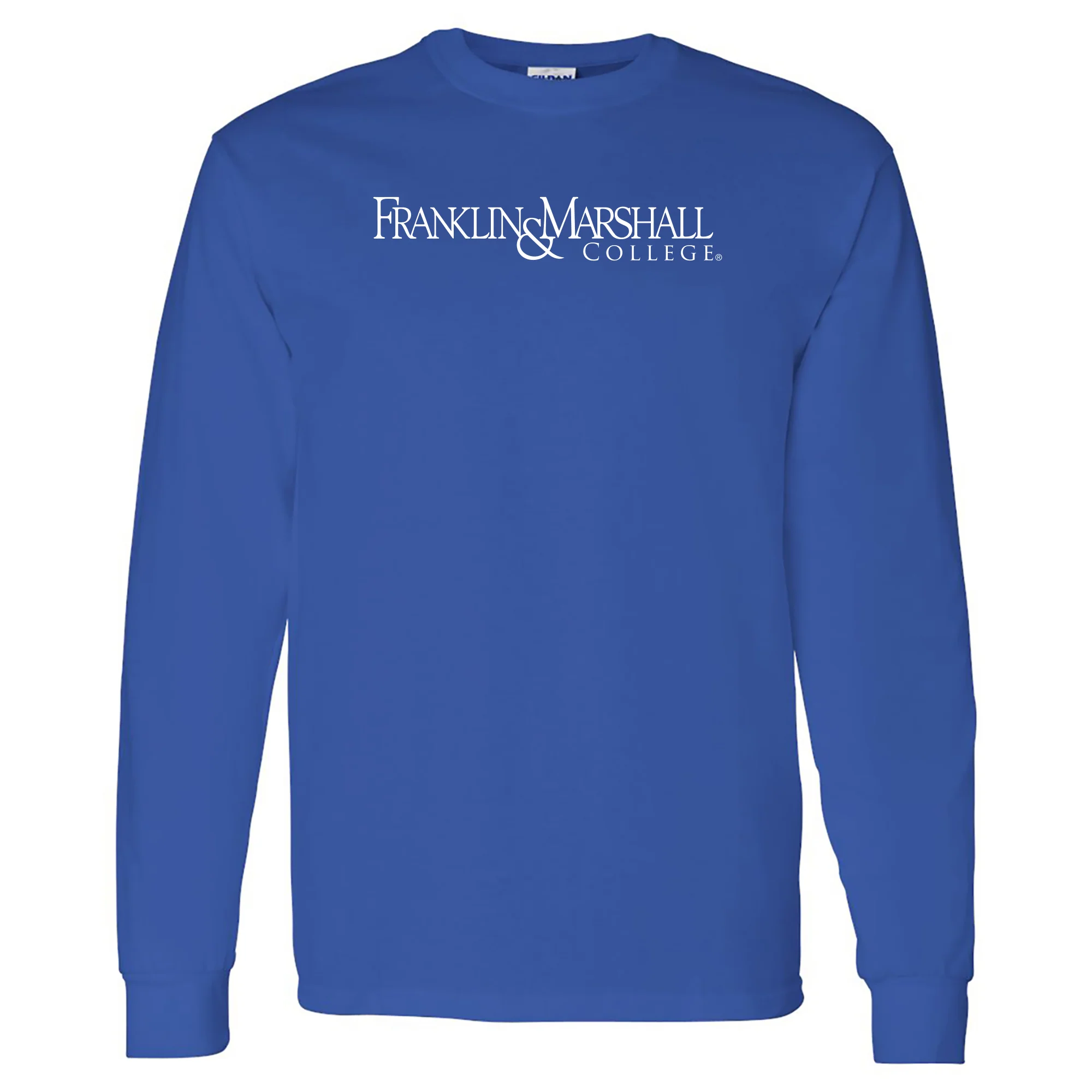 Franklin & Marshall College Diplomats Basic Block Long Sleeve T-Shirt - Royal