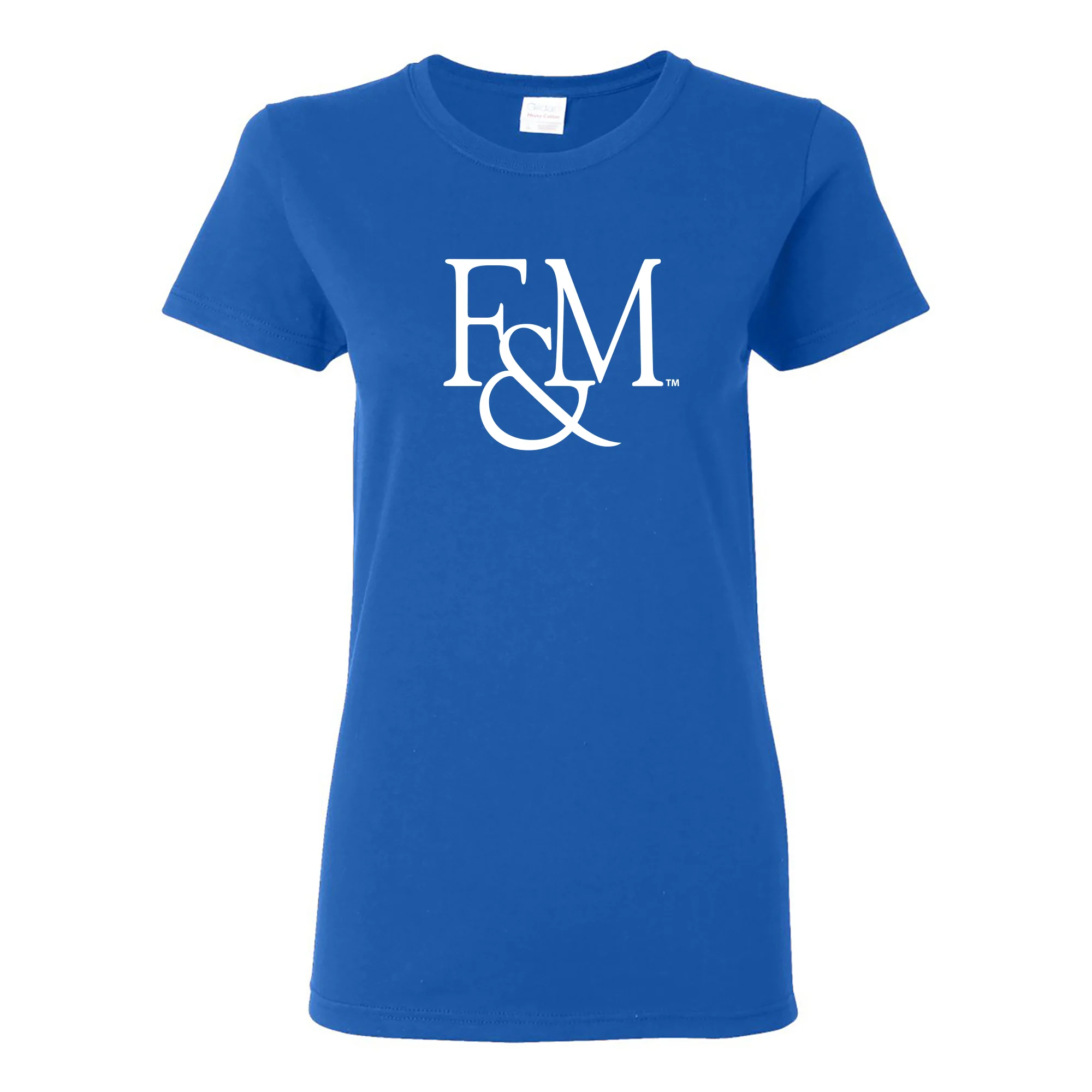 Franklin & Marshall College Diplomats Primary Logo Women's T Shirt - Royal