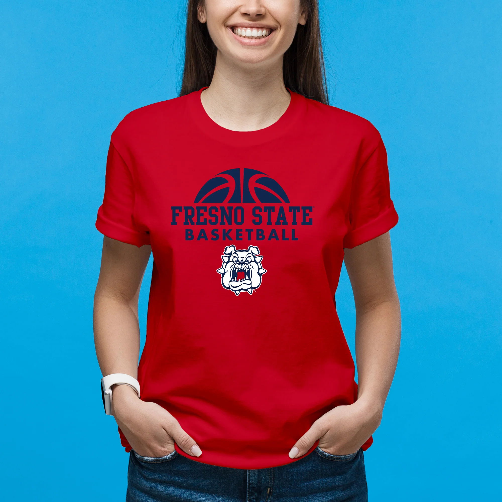 Fresno State Bulldogs Basketball Hype T-Shirt - Image 6