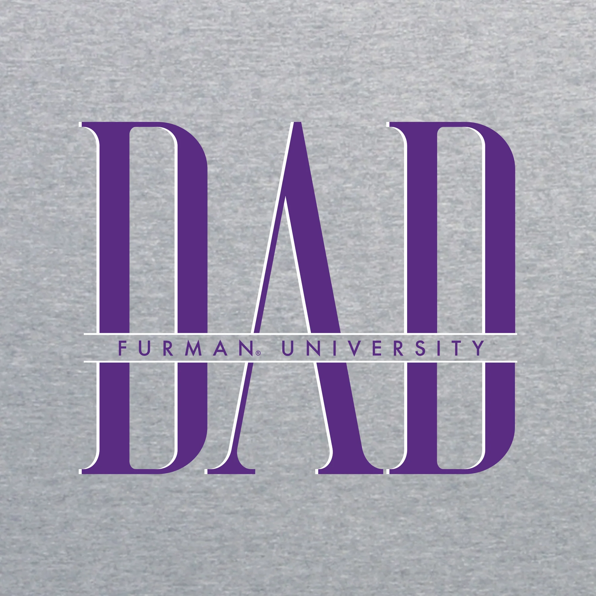Furman Classic Dad Crewneck - Sport Grey - Image 2