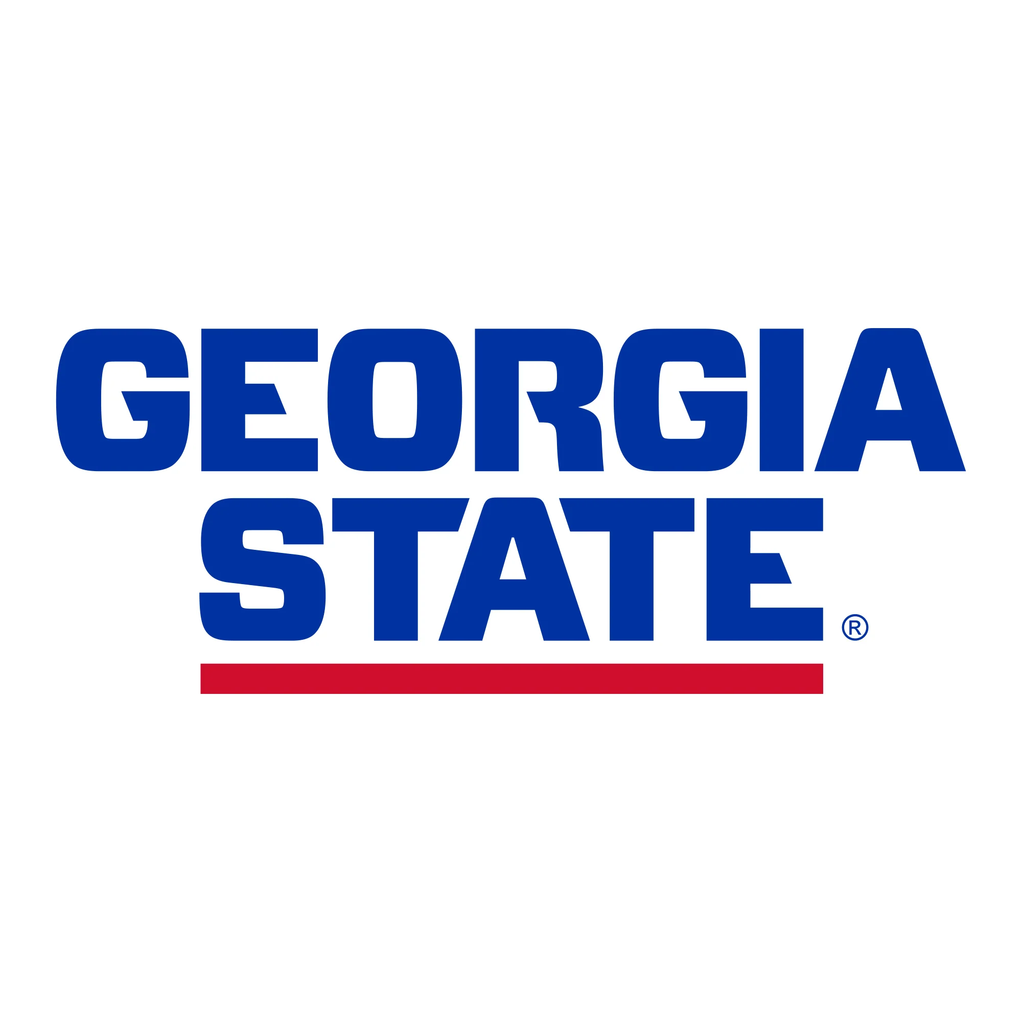 Georgia State Basic Block Crewneck - White - Image 2