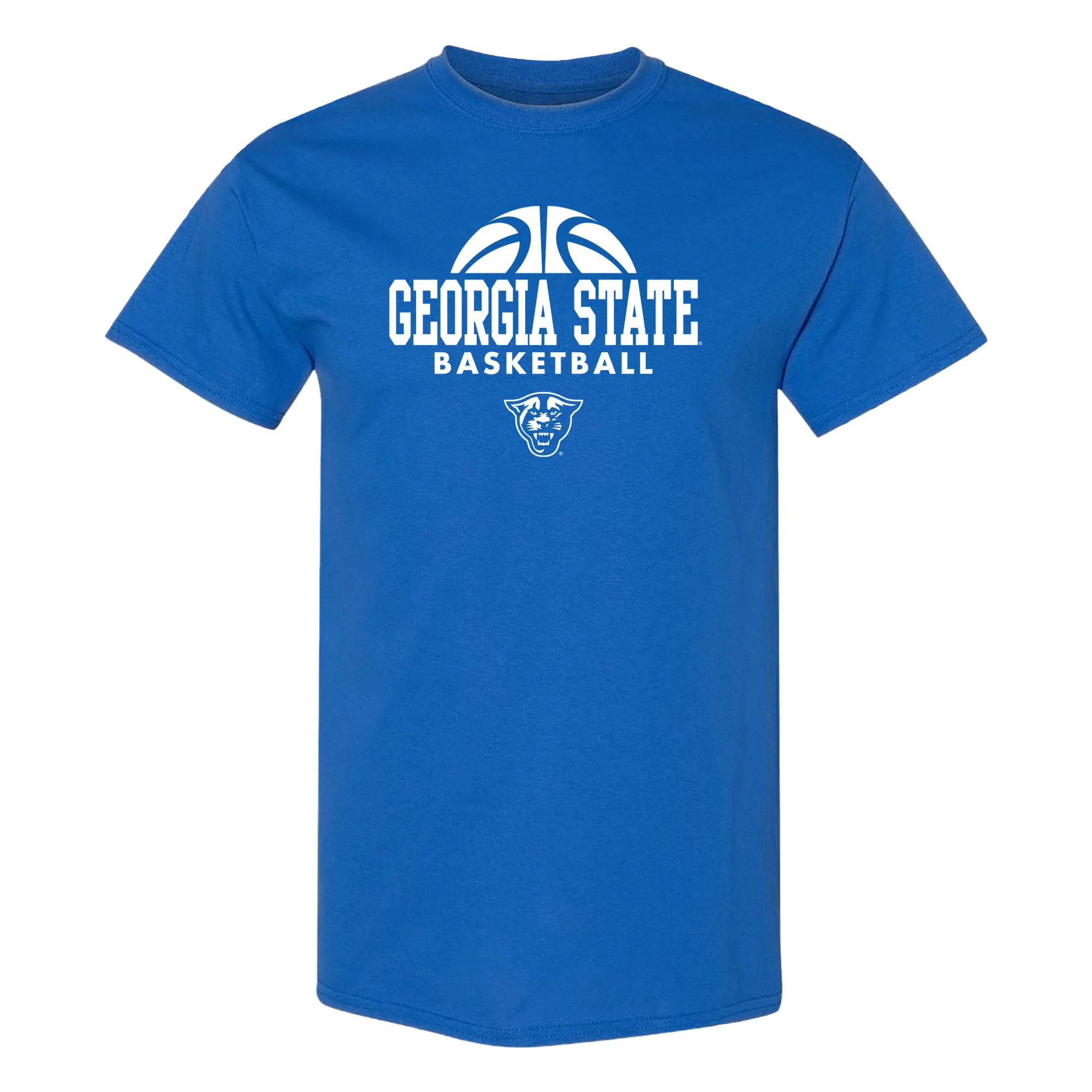 Georgia State University Panthers Basketball Hype Short Sleeve T Shirt - Royal