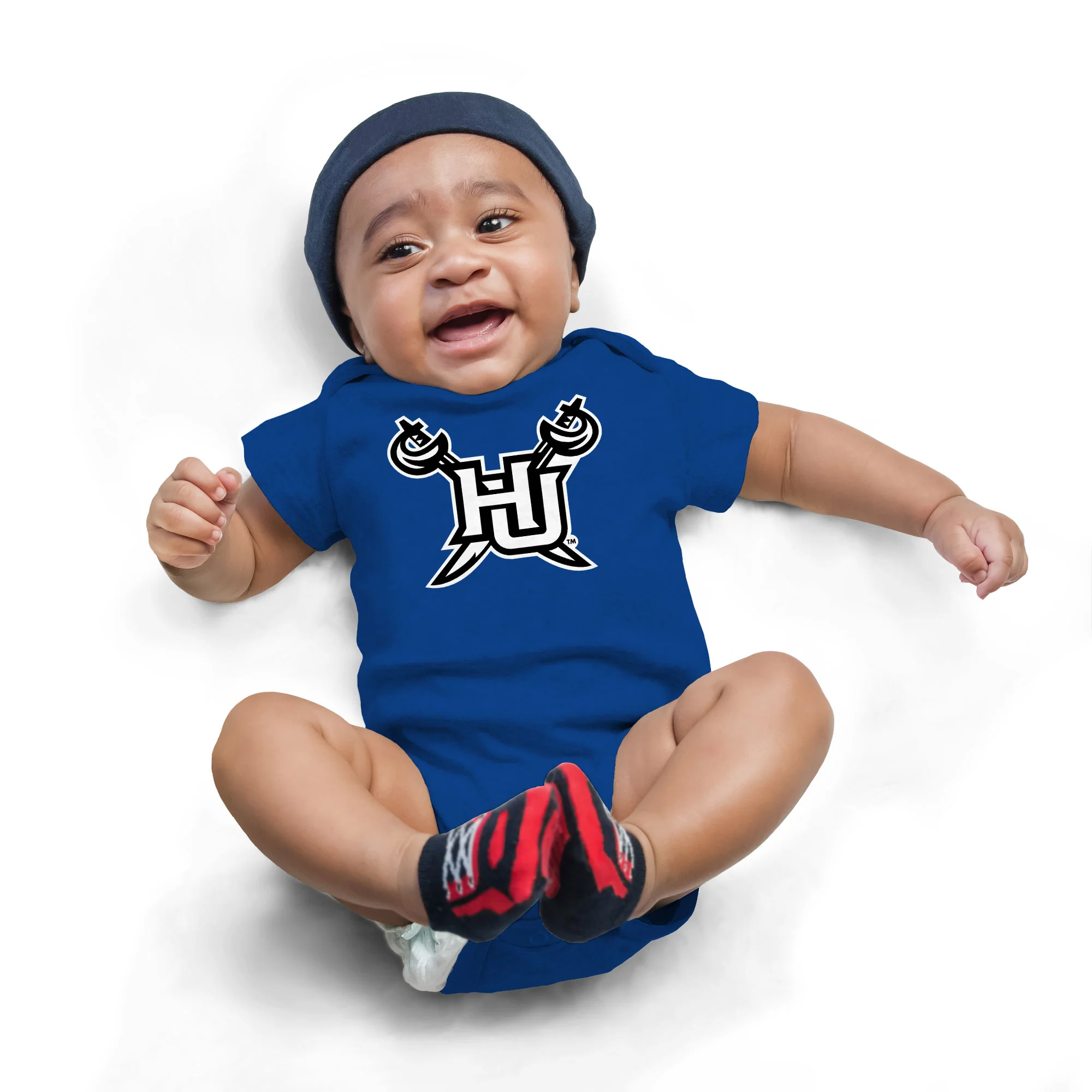 Hampton University Pirates Primary Logo Creeper - Royal - Image 3