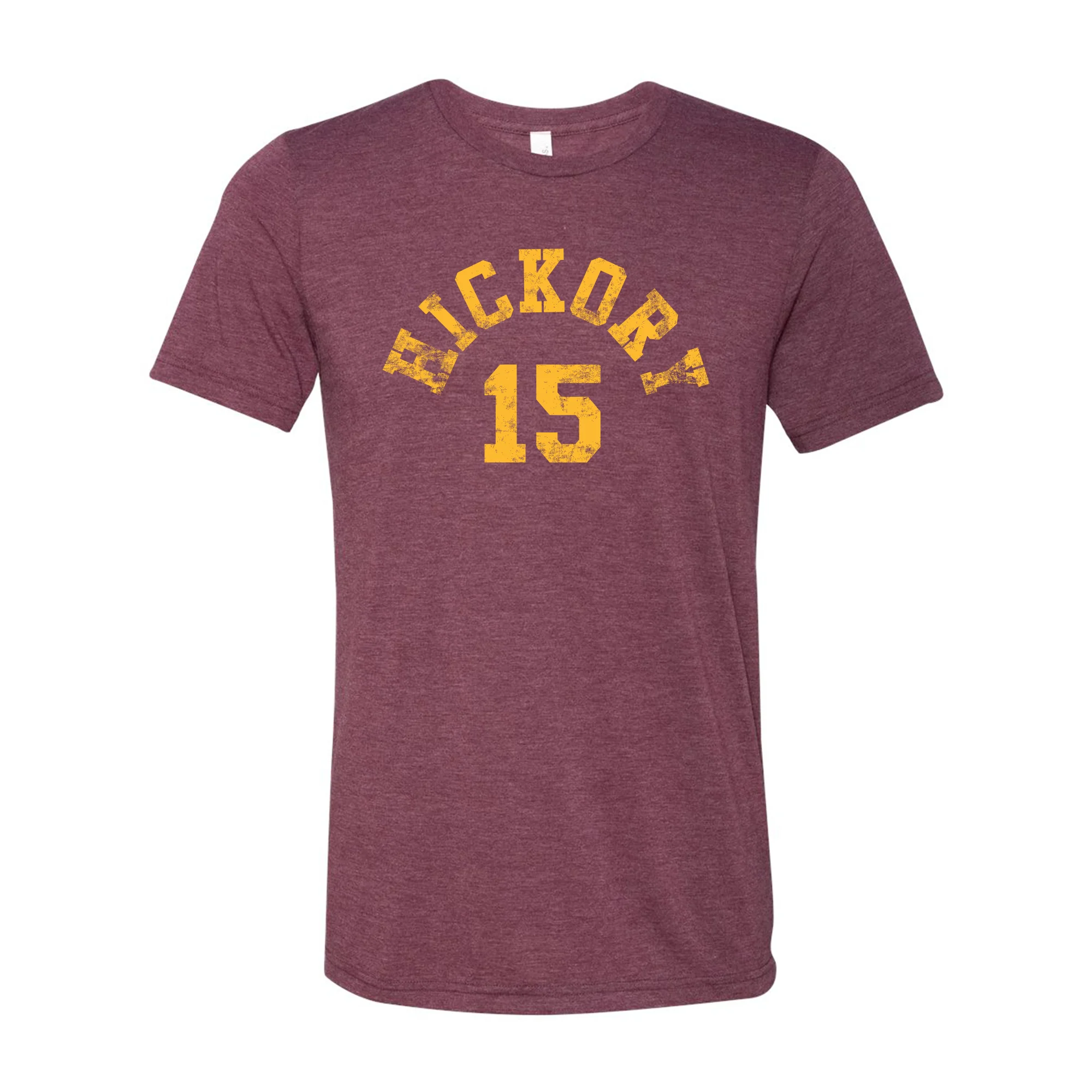 Hickory 15 Canvas Tee - Maroon Triblend