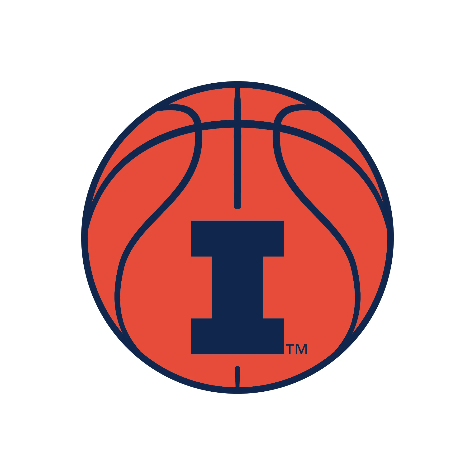 Illinois Basketball Outline LC EMB Polo - White - Image 2