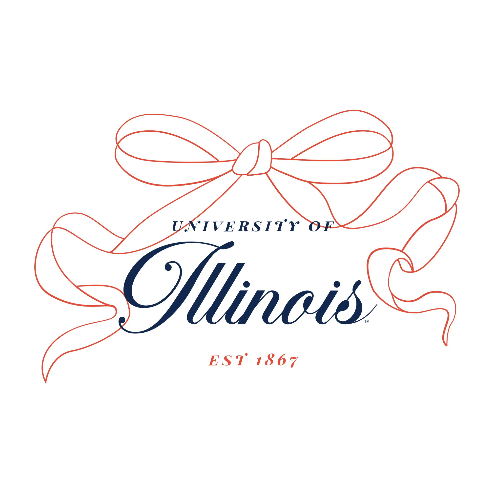 Illinois Delicate Bow Crewneck Sweatshirt - White - Image 2