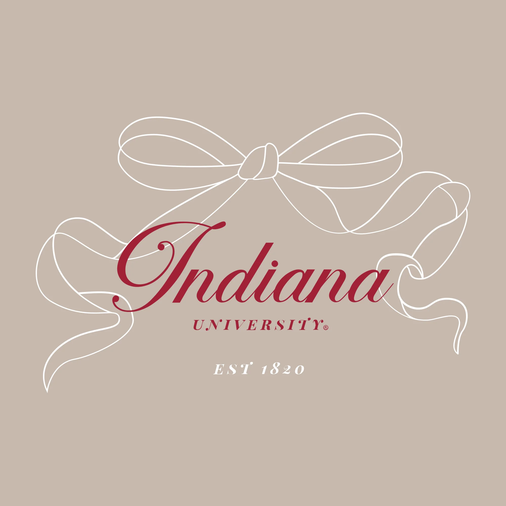 Indiana Delicate Bow Crewneck Sweatshirt - Sand - Image 2