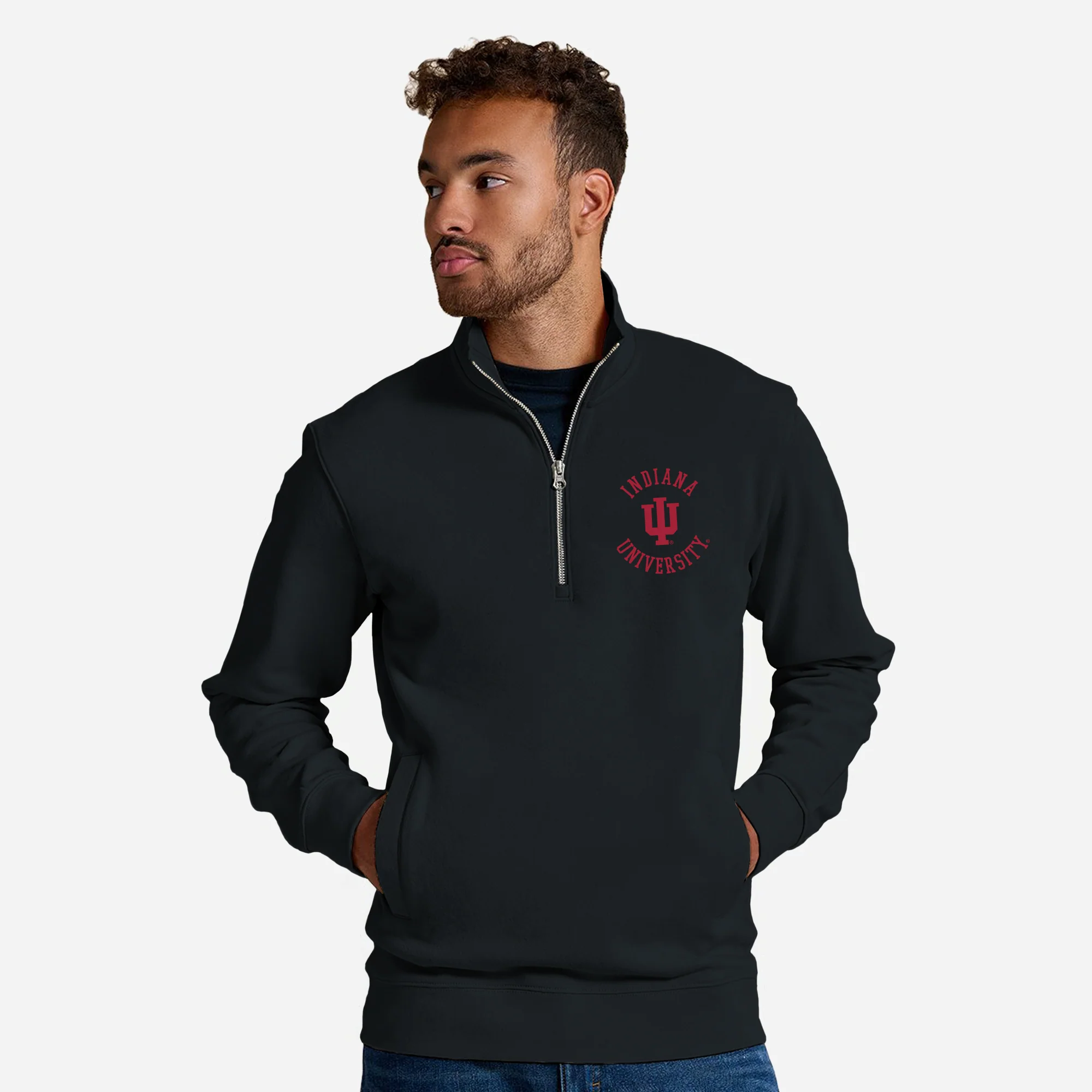 Indiana Old School Circle JA BTB 1/4 Zip - Image 7