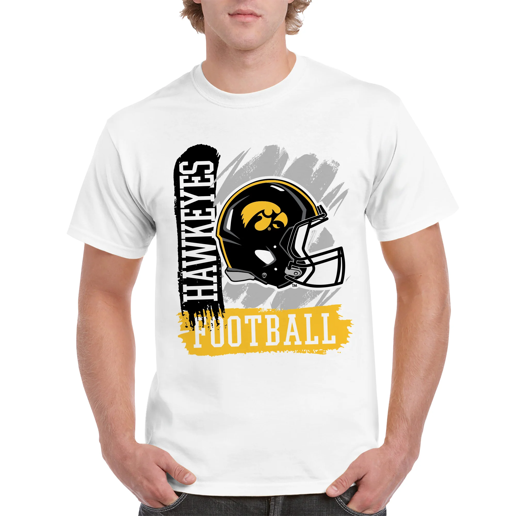 Iowa 90s Big Print T-Shirt - White - Image 3
