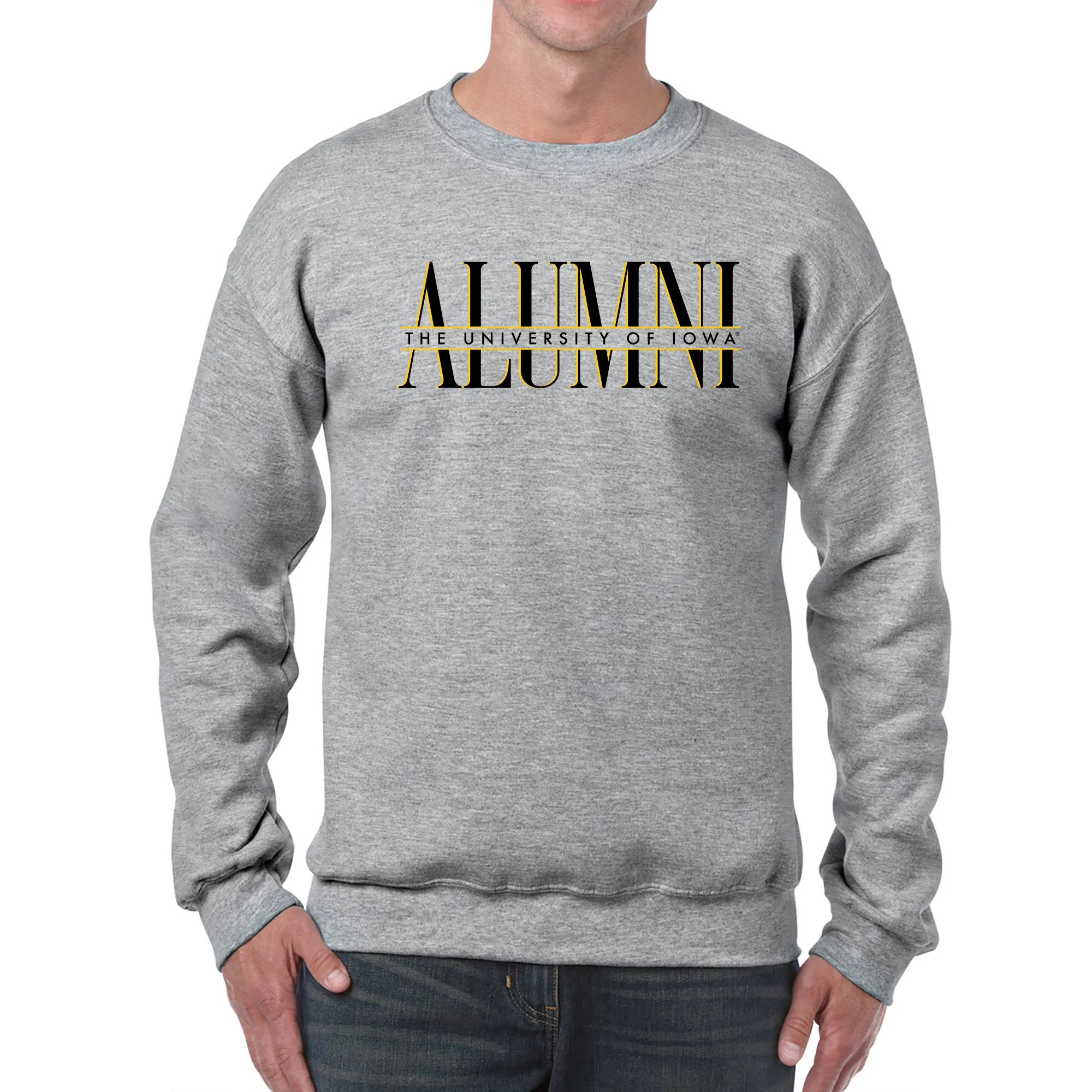 Iowa Classic Alumni Crewneck - Sport Grey - Image 3
