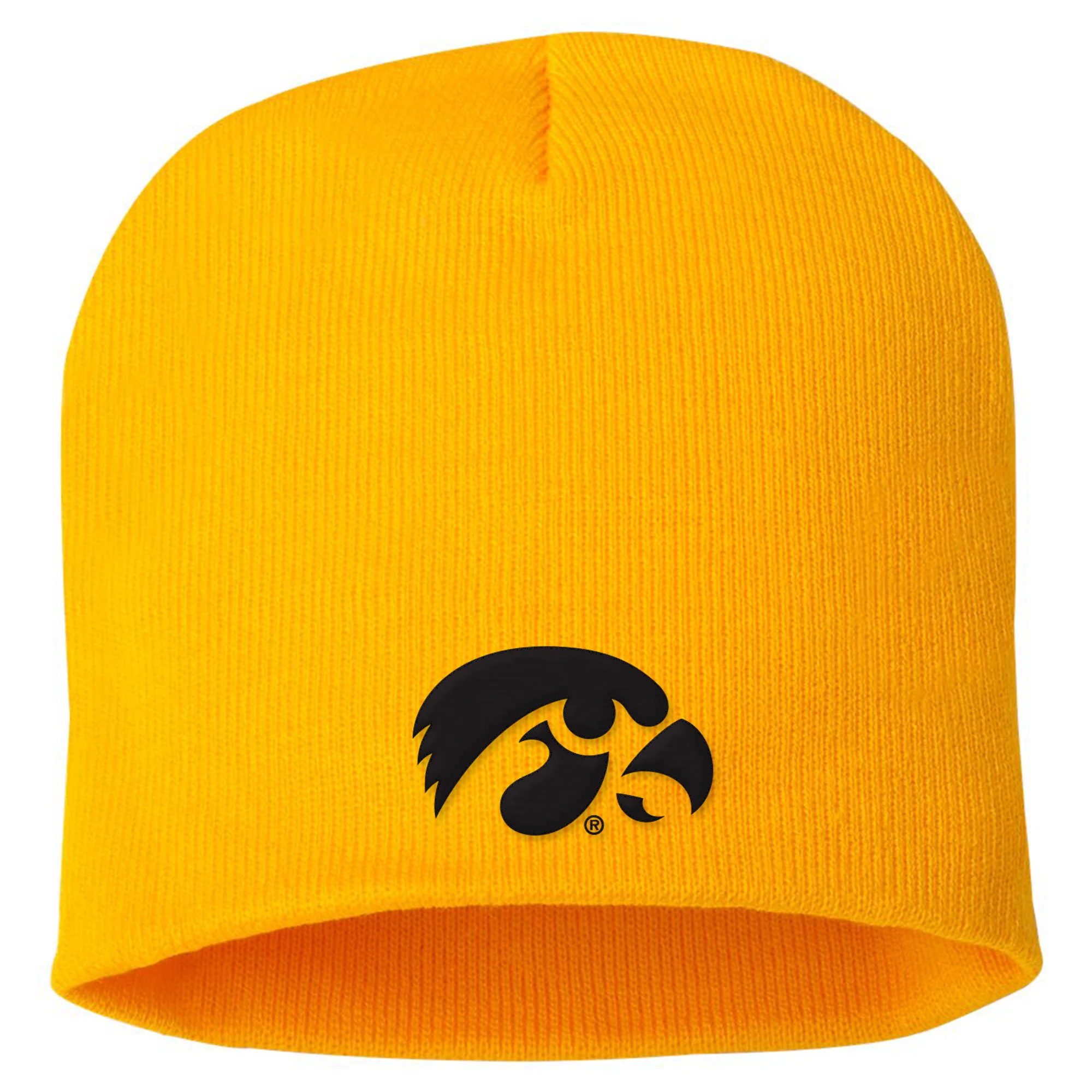 Iowa Primary Logo Solid Knit Beanie - Image 2