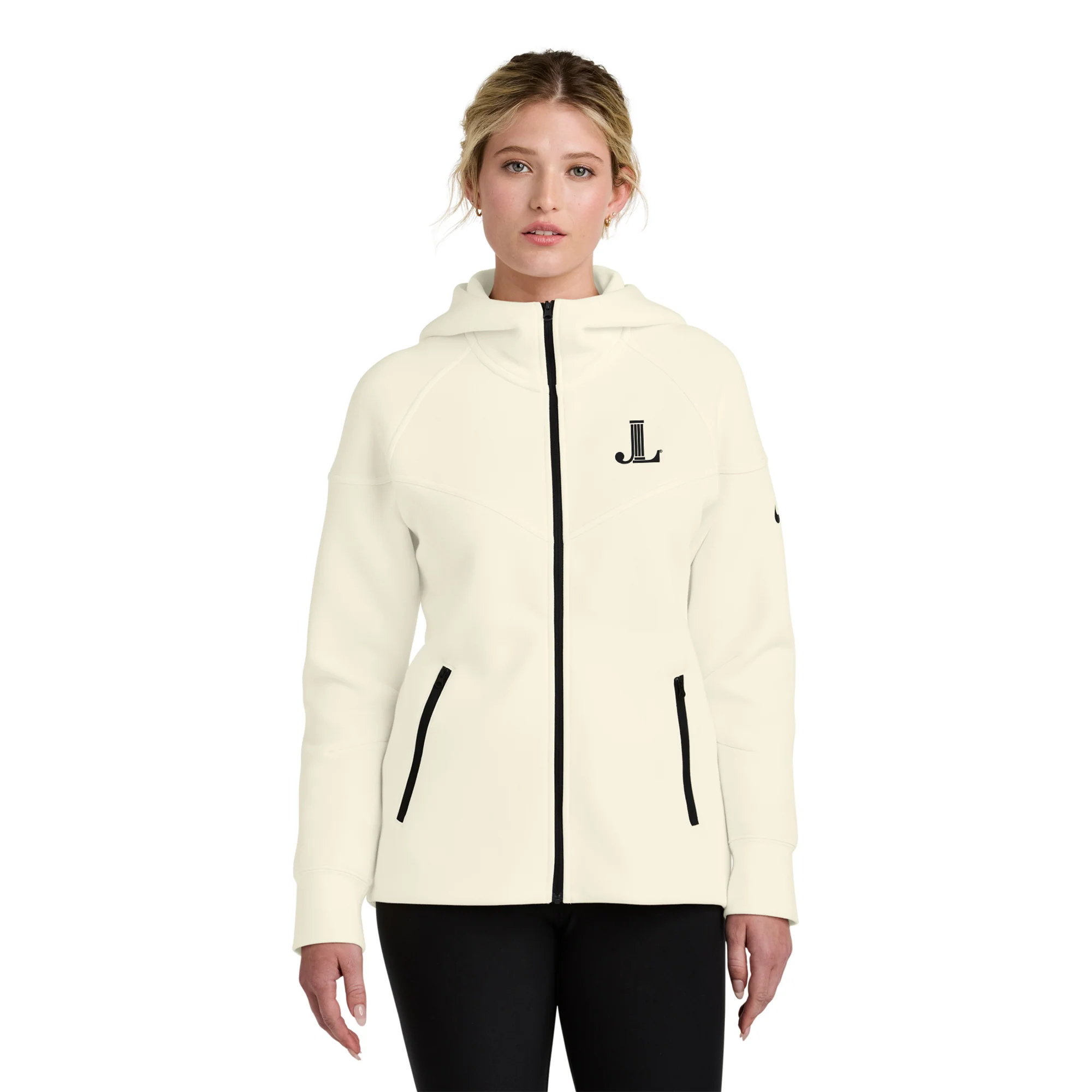 Junior League Logo LC EMB Nike Women’s Tech Fleece Full-Zip Hoodie - Image 6