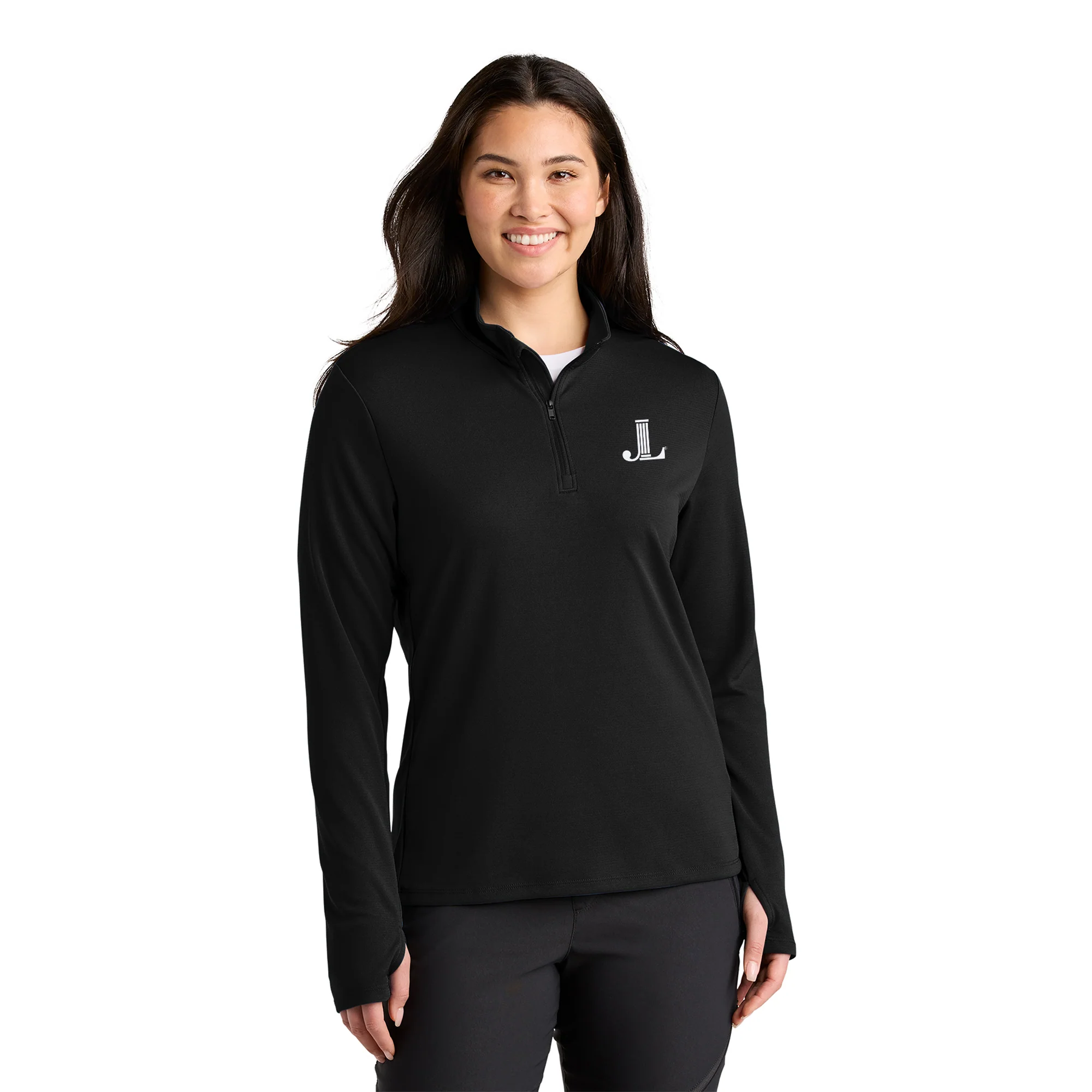 Junior League Logo LC EMB North Face Women’s Ambition 1/4-Zip - Image 4