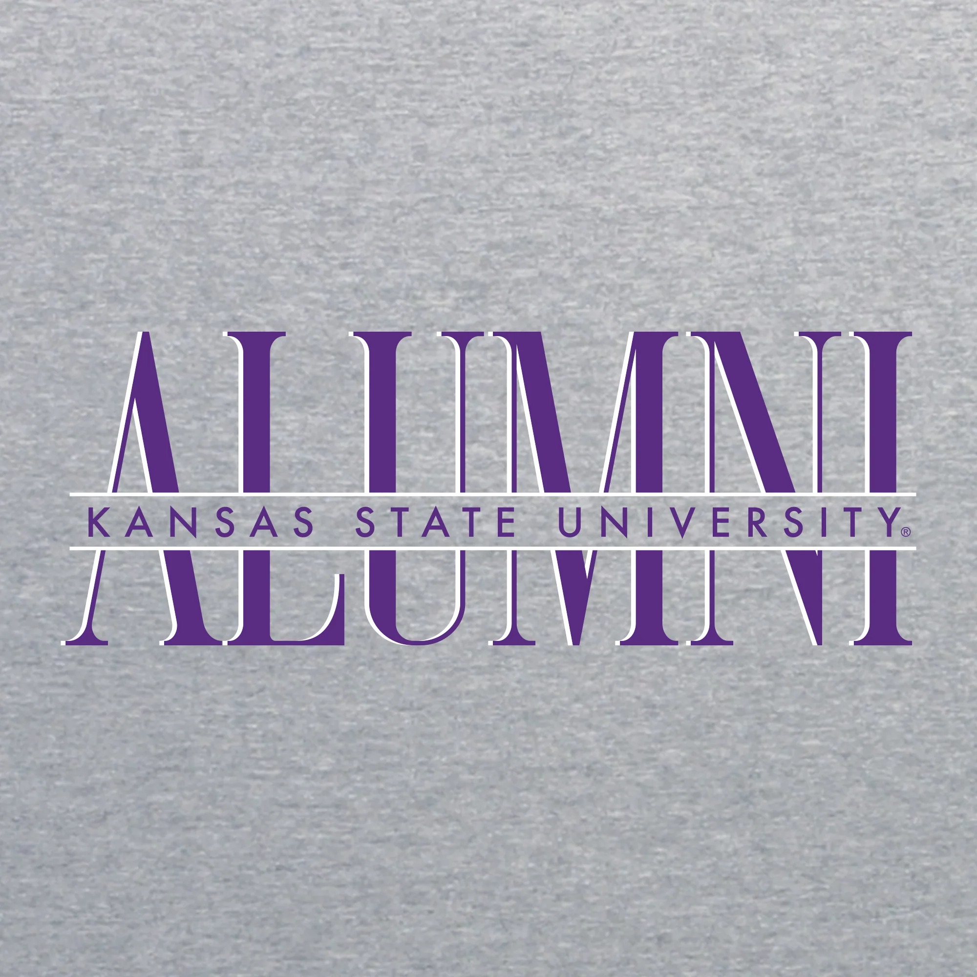 Kansas State Classic Alumni Crewneck - Sport Grey - Image 2