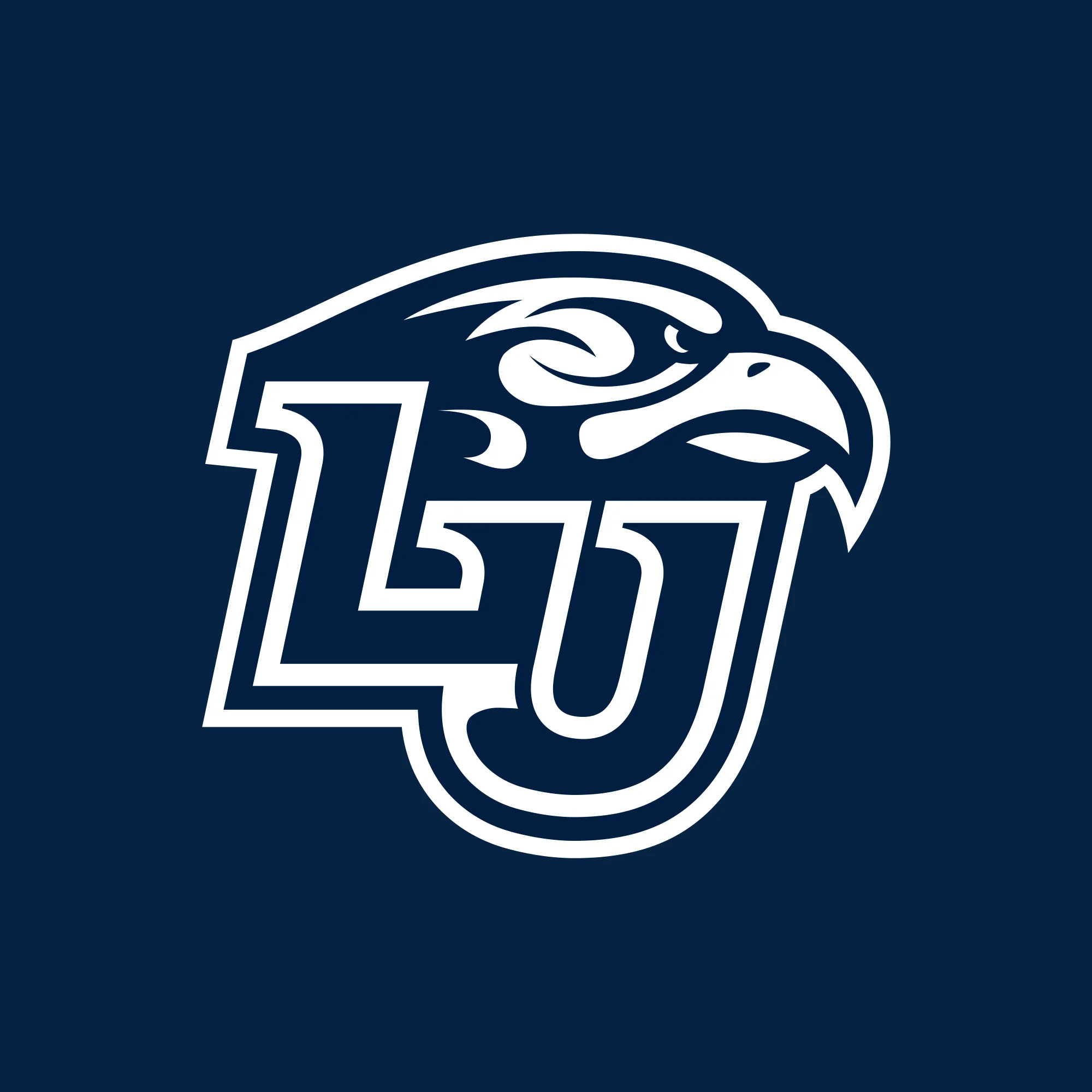 Liberty University Flames Primary Logo Full Zip Hoodie - Navy - Image 2