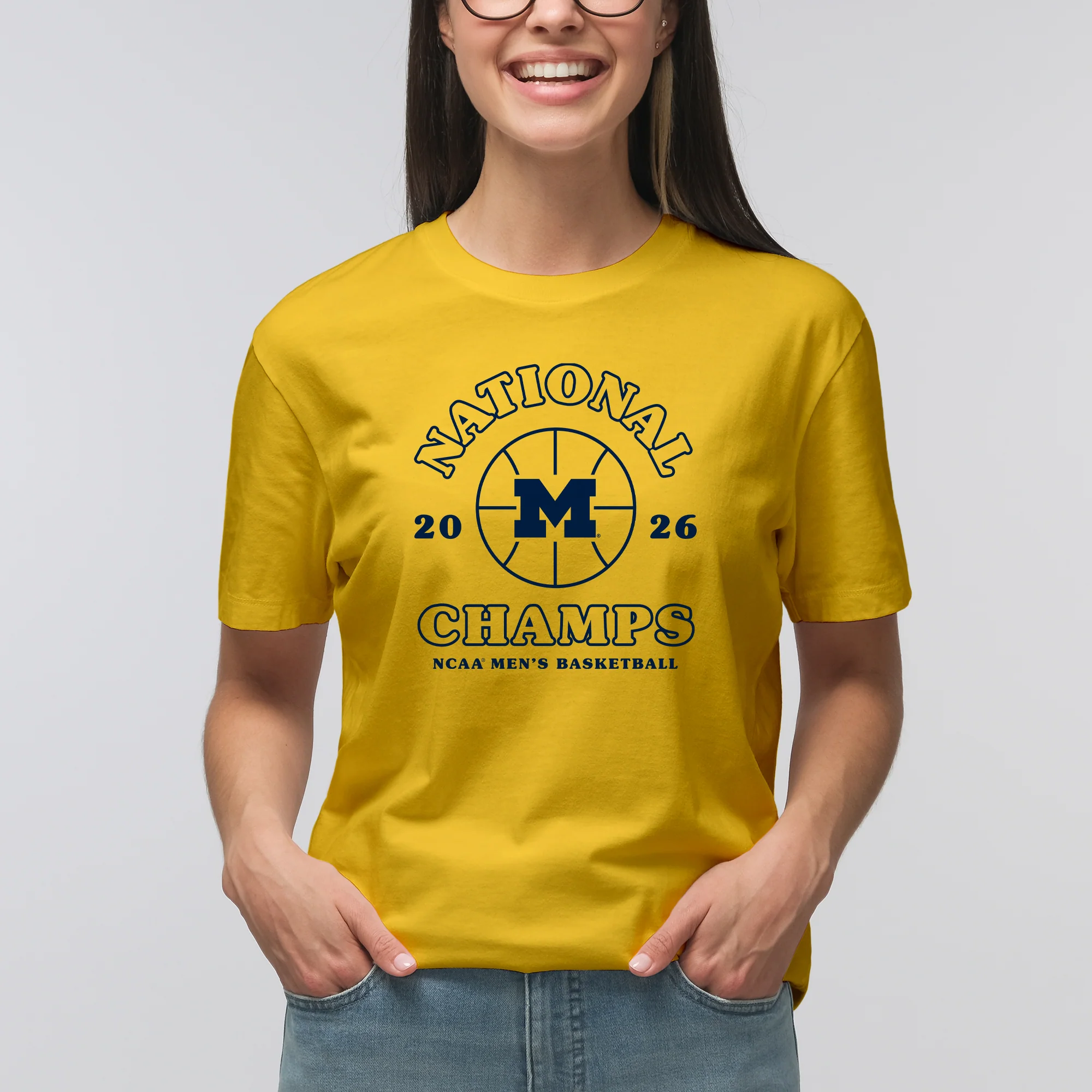 Michigan 2026 Basketball National Champions Retro Shootout T-Shirt - Image 8