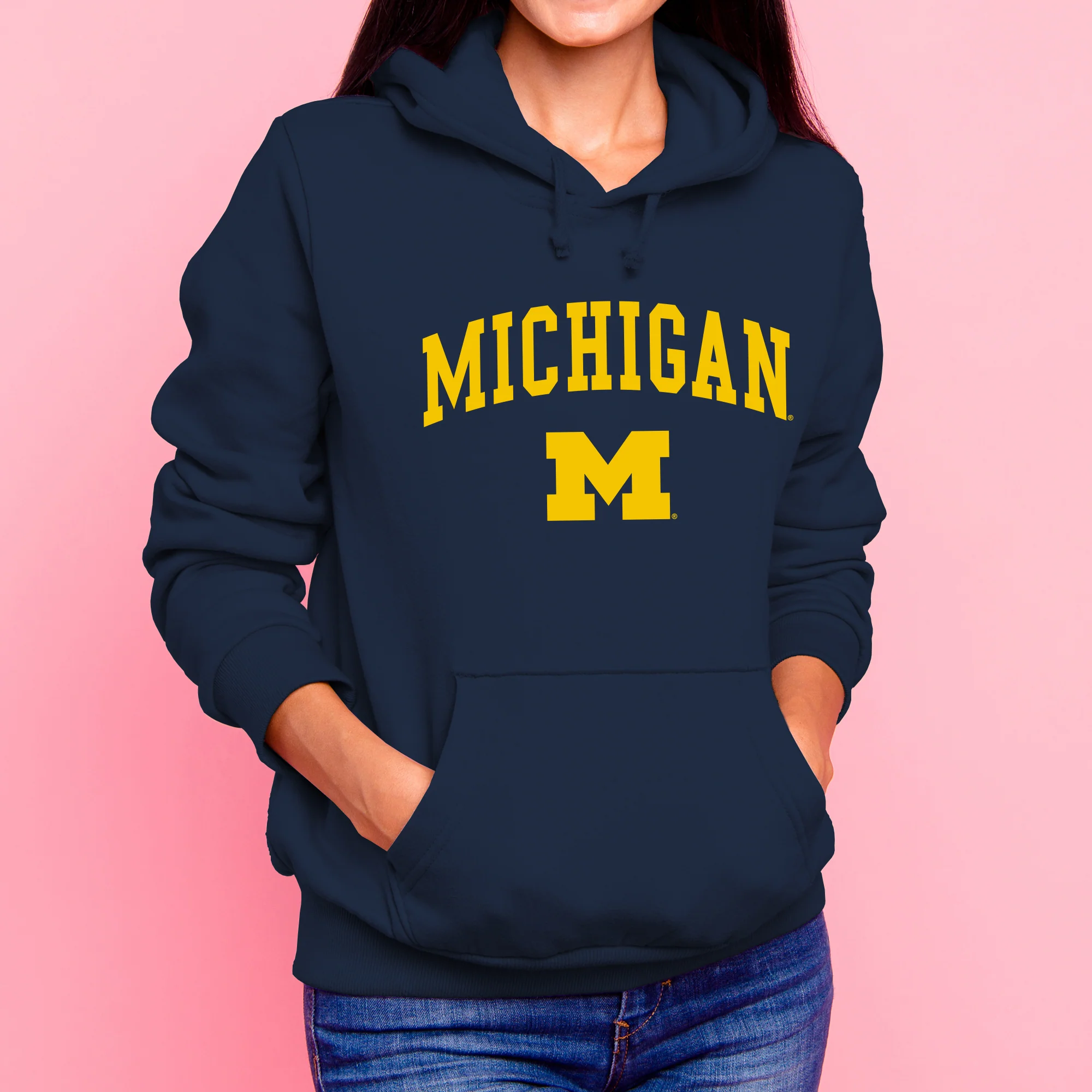 Michigan Arch Logo Hoodie - Image 6