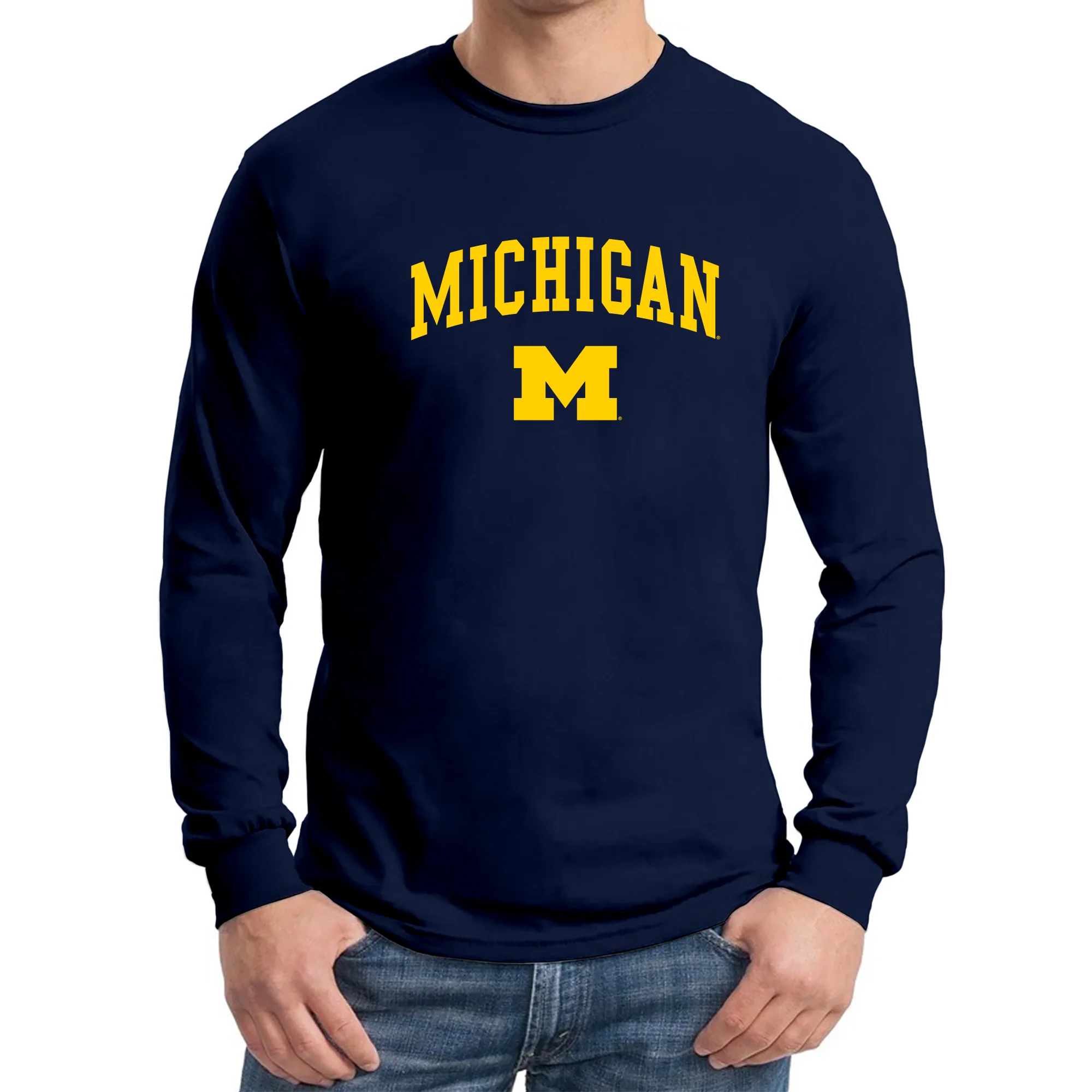 Michigan Arch Logo Long Sleeve - Image 5