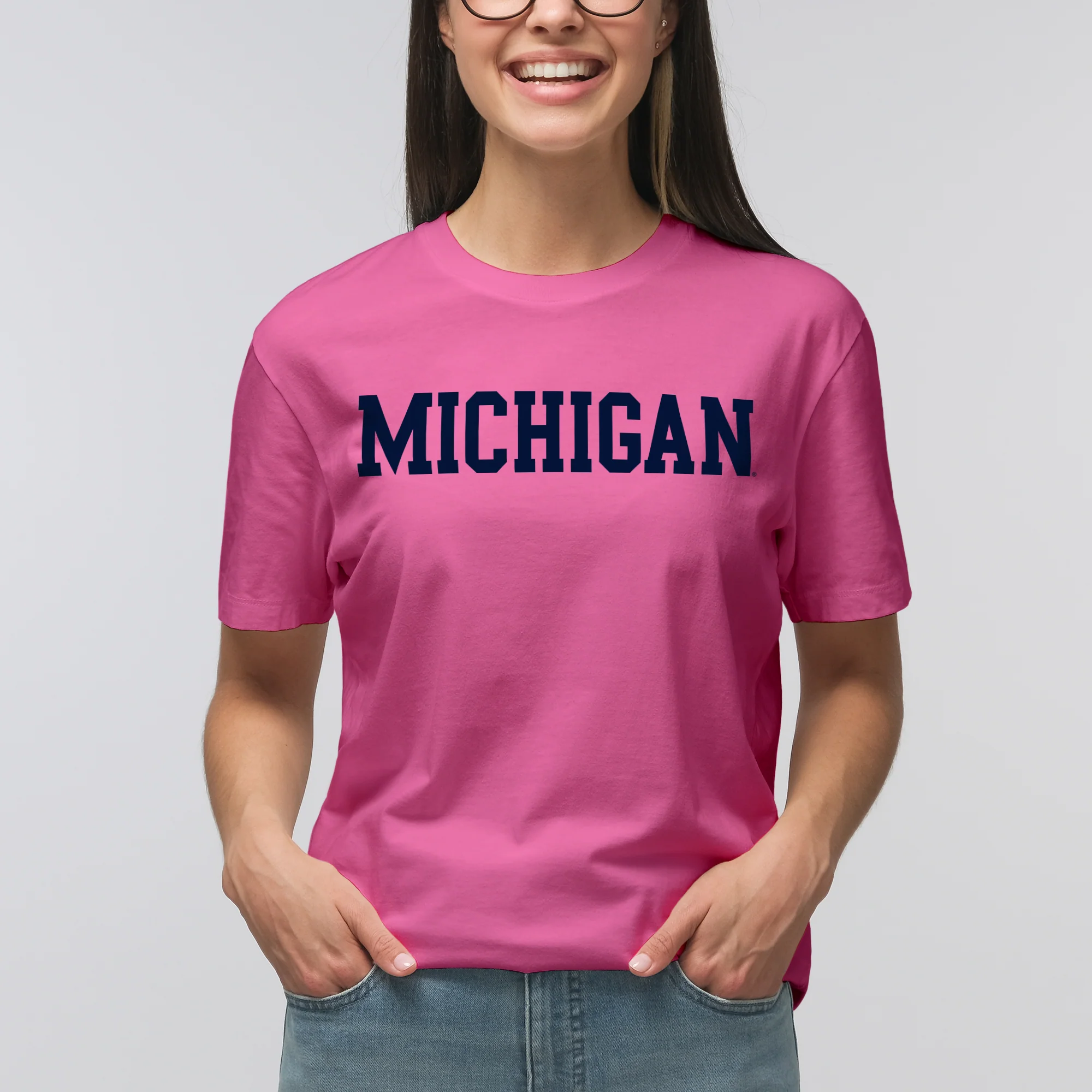 Michigan Basic Block T-Shirt - Image 17
