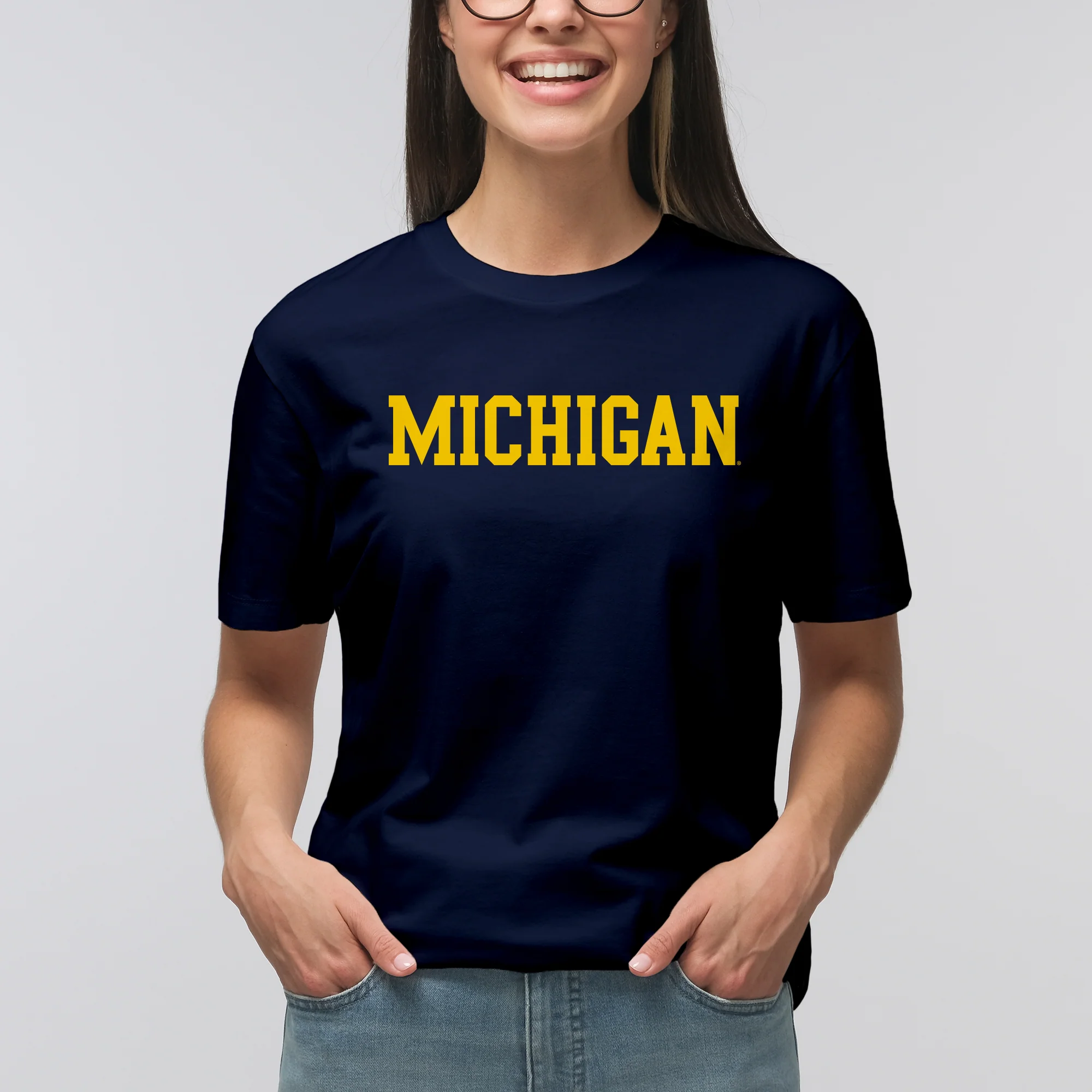 Michigan Basic Block T-Shirt - Image 8