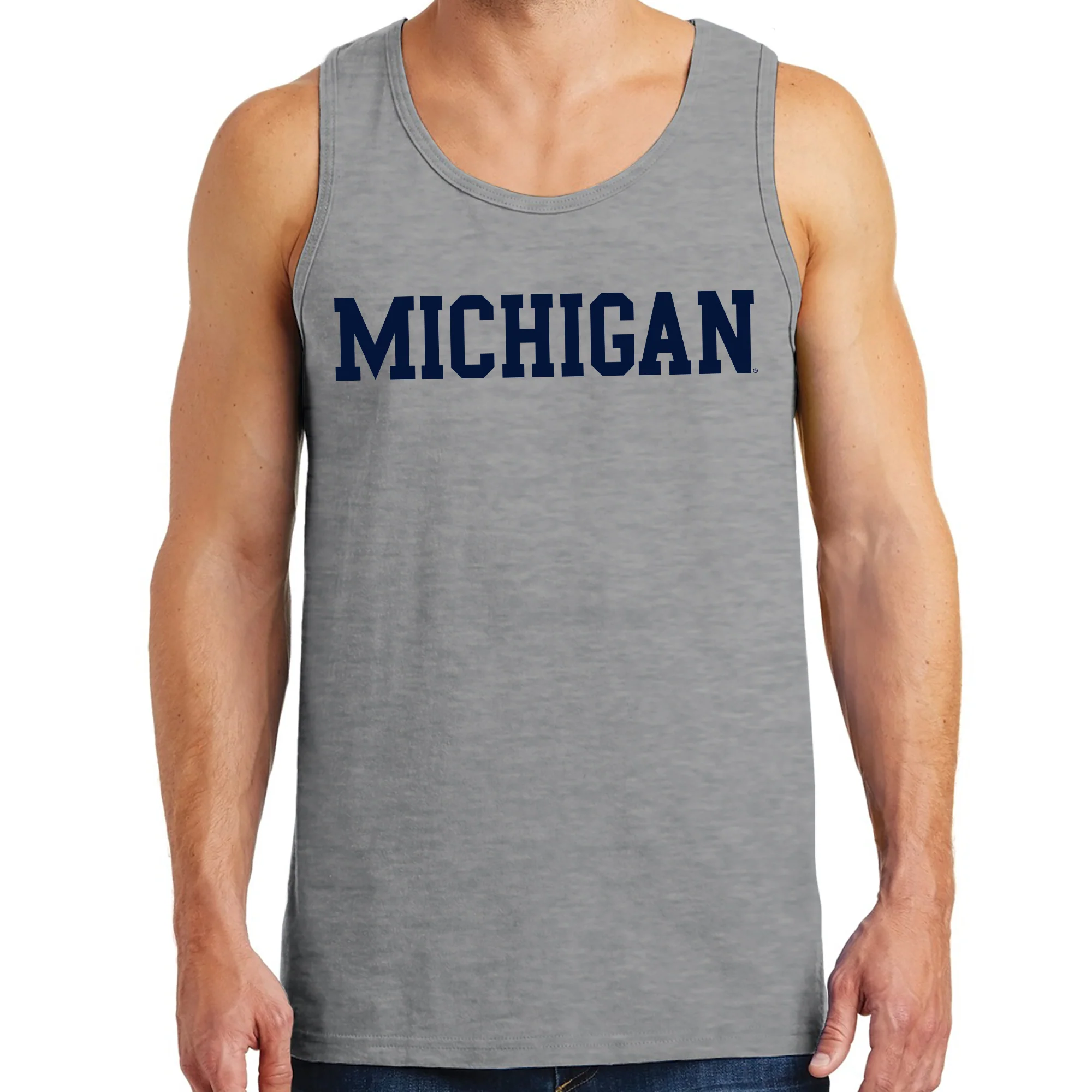 Michigan Basic Block Tank Top - Image 6